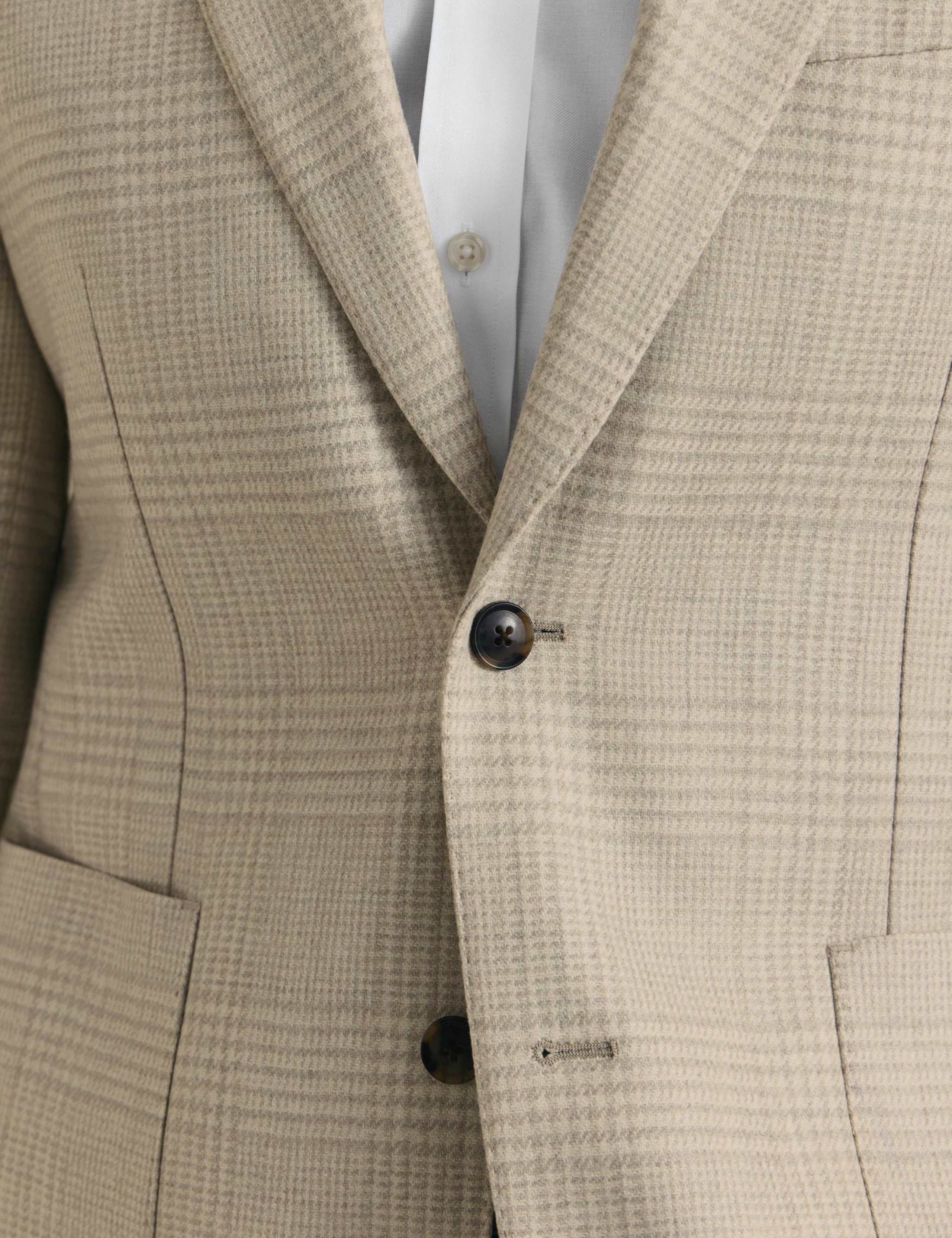 Slim Fit Wool Rich Check Blazer 5 of 7