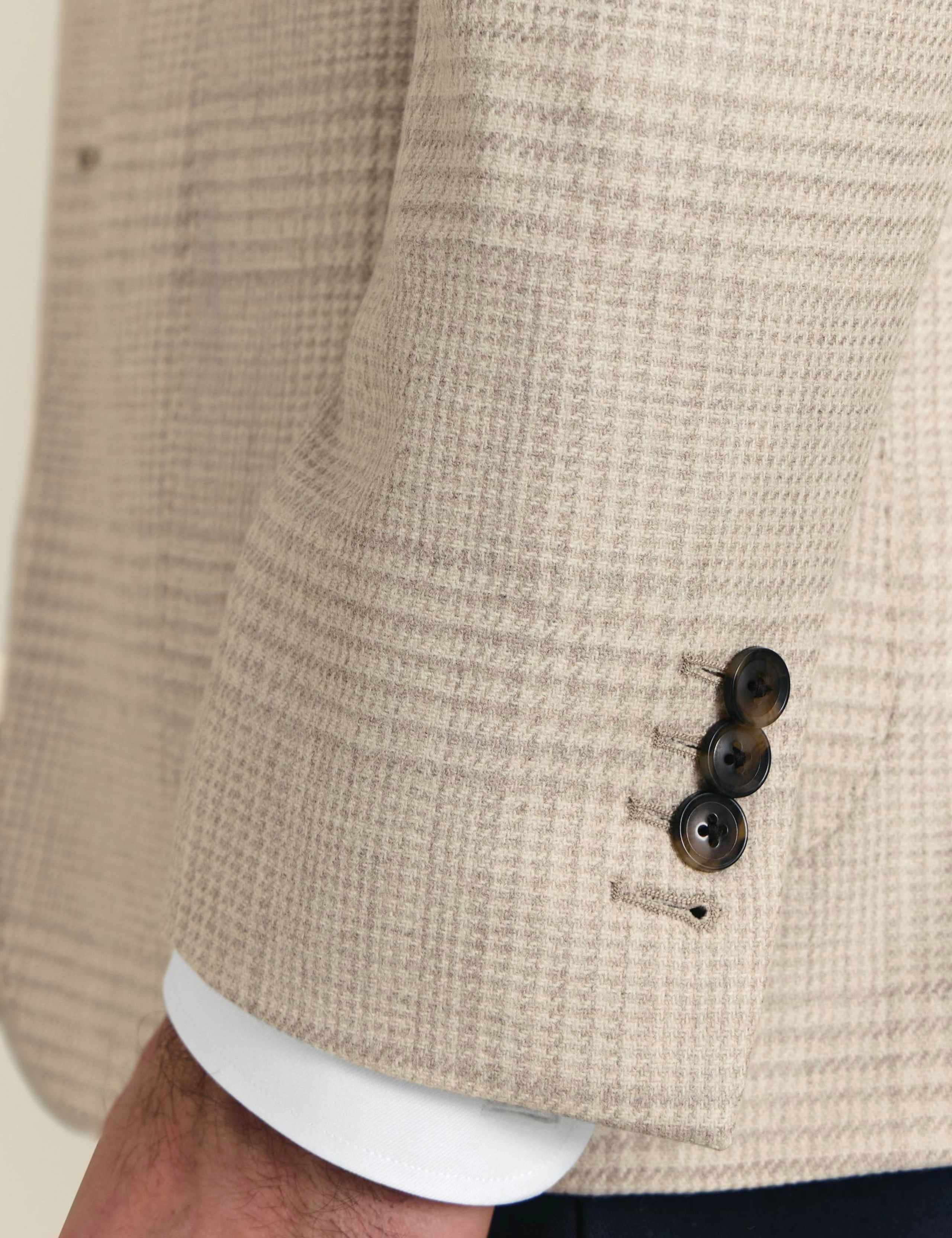 Slim Fit Wool Rich Check Blazer 6 of 7