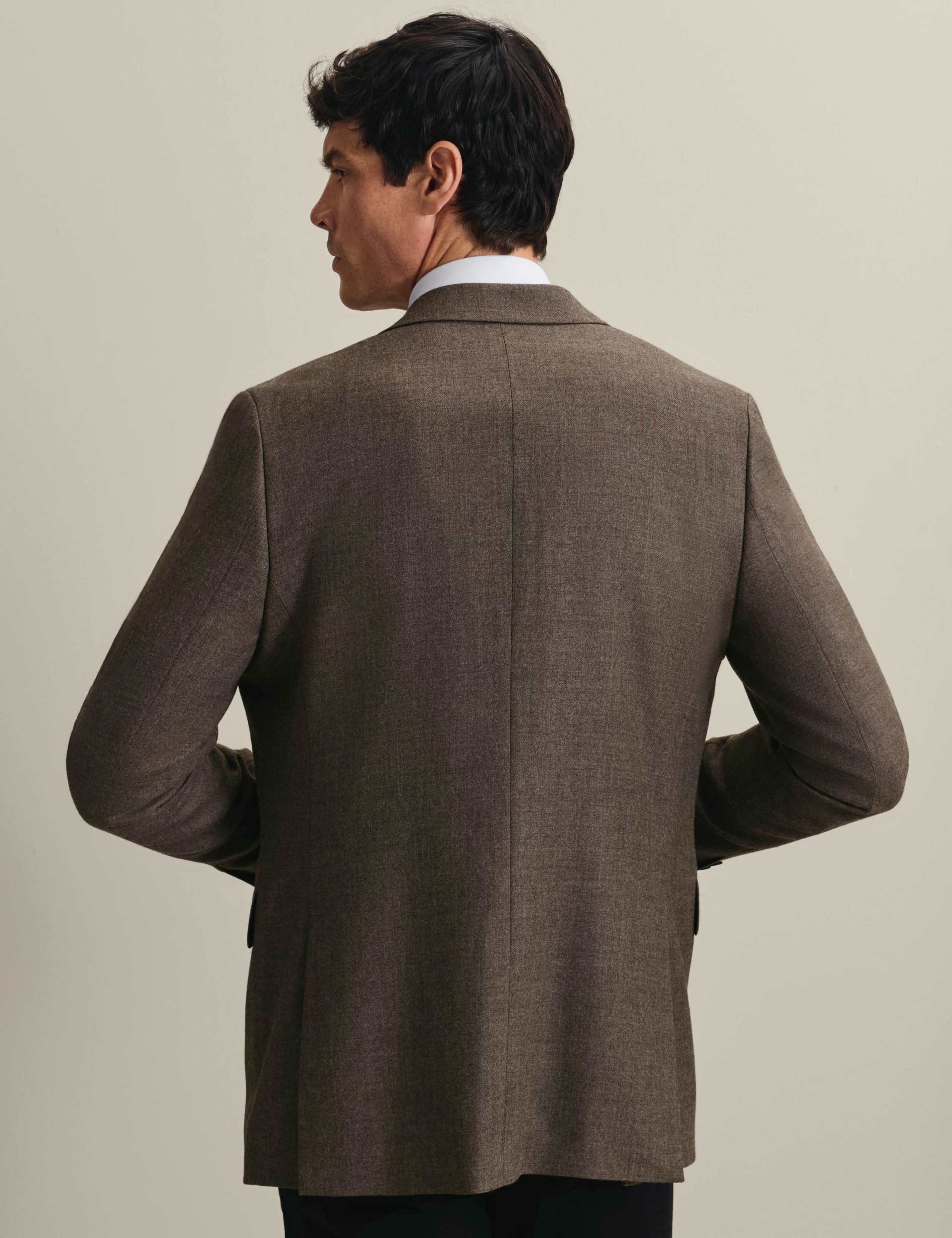 Slim Fit Pure Wool Textured Jacket 3 of 6