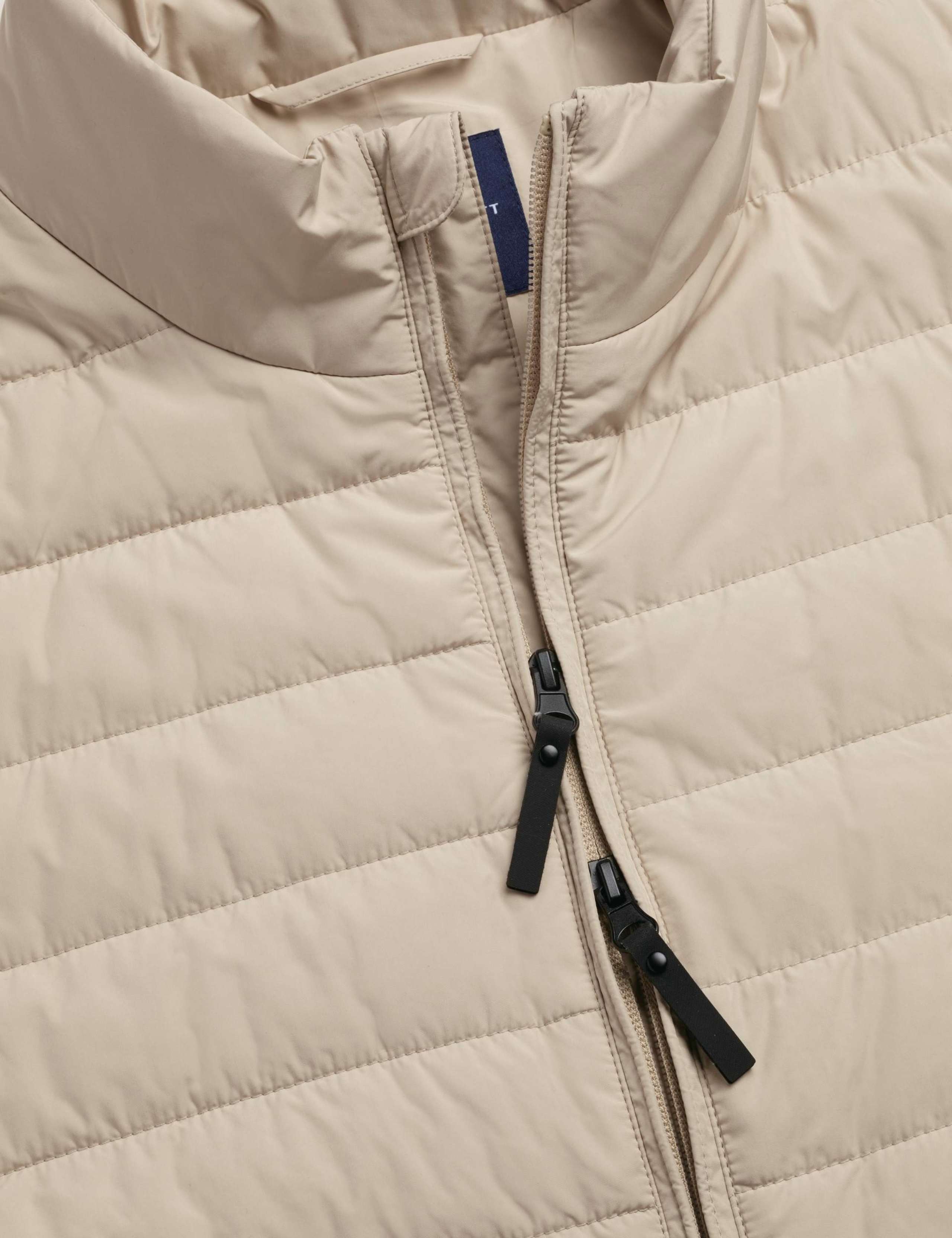 Regular Fit Textured Collared Neck Gilet 5 of 5