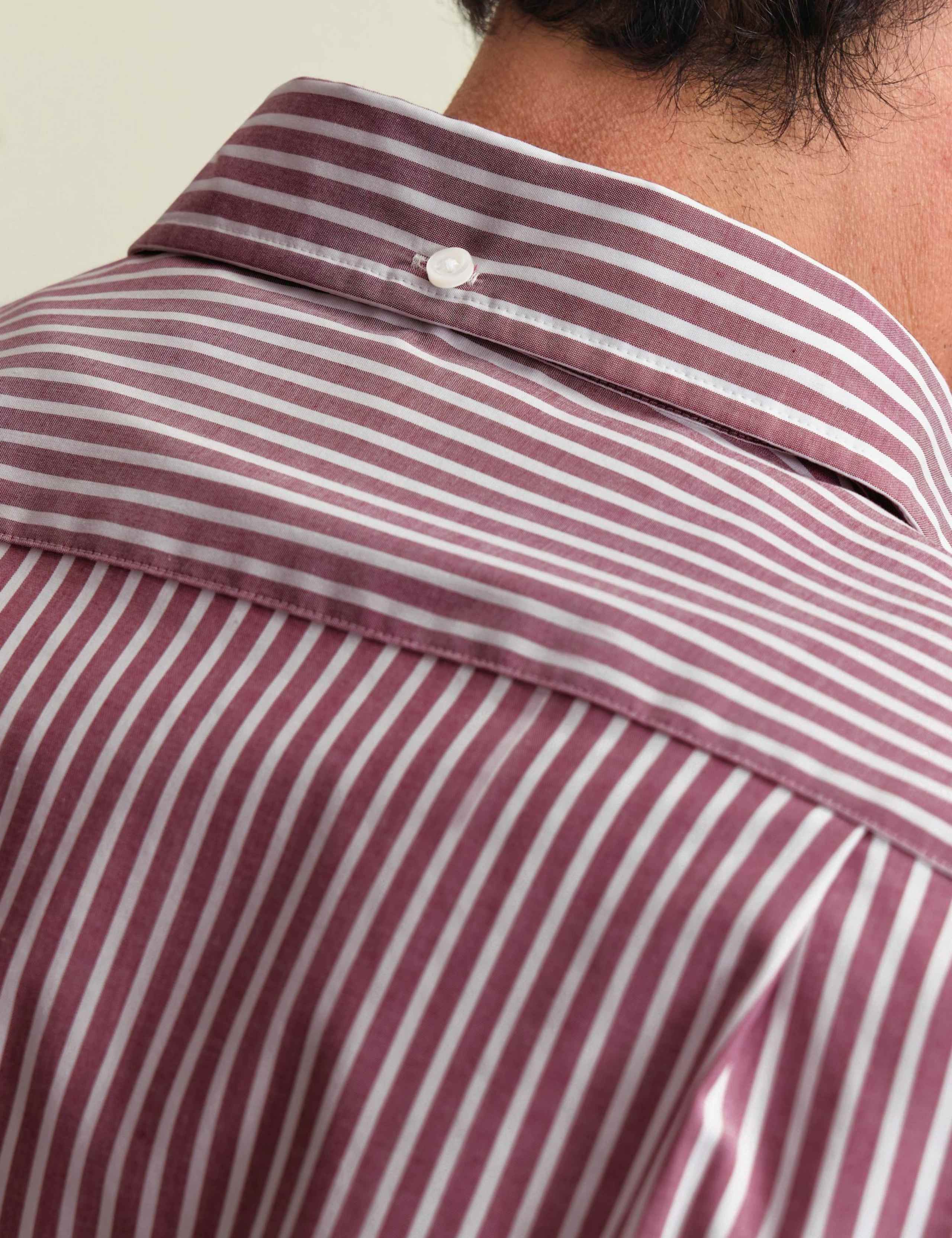 Regular Fit Pure Cotton Striped Oxford Shirt 4 of 6