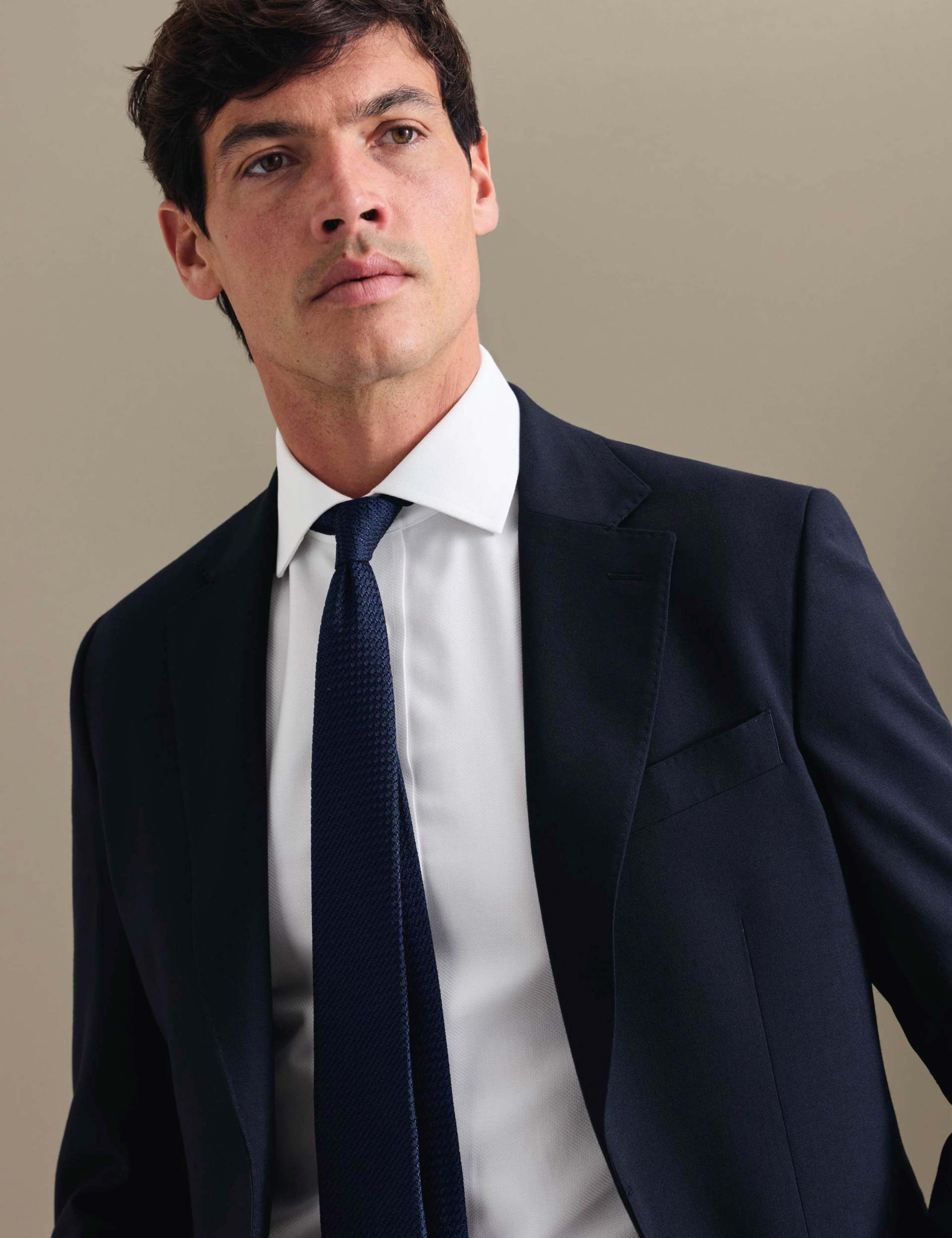 Regular Fit Non Iron Pure Cotton Textured Shirt 2 of 8