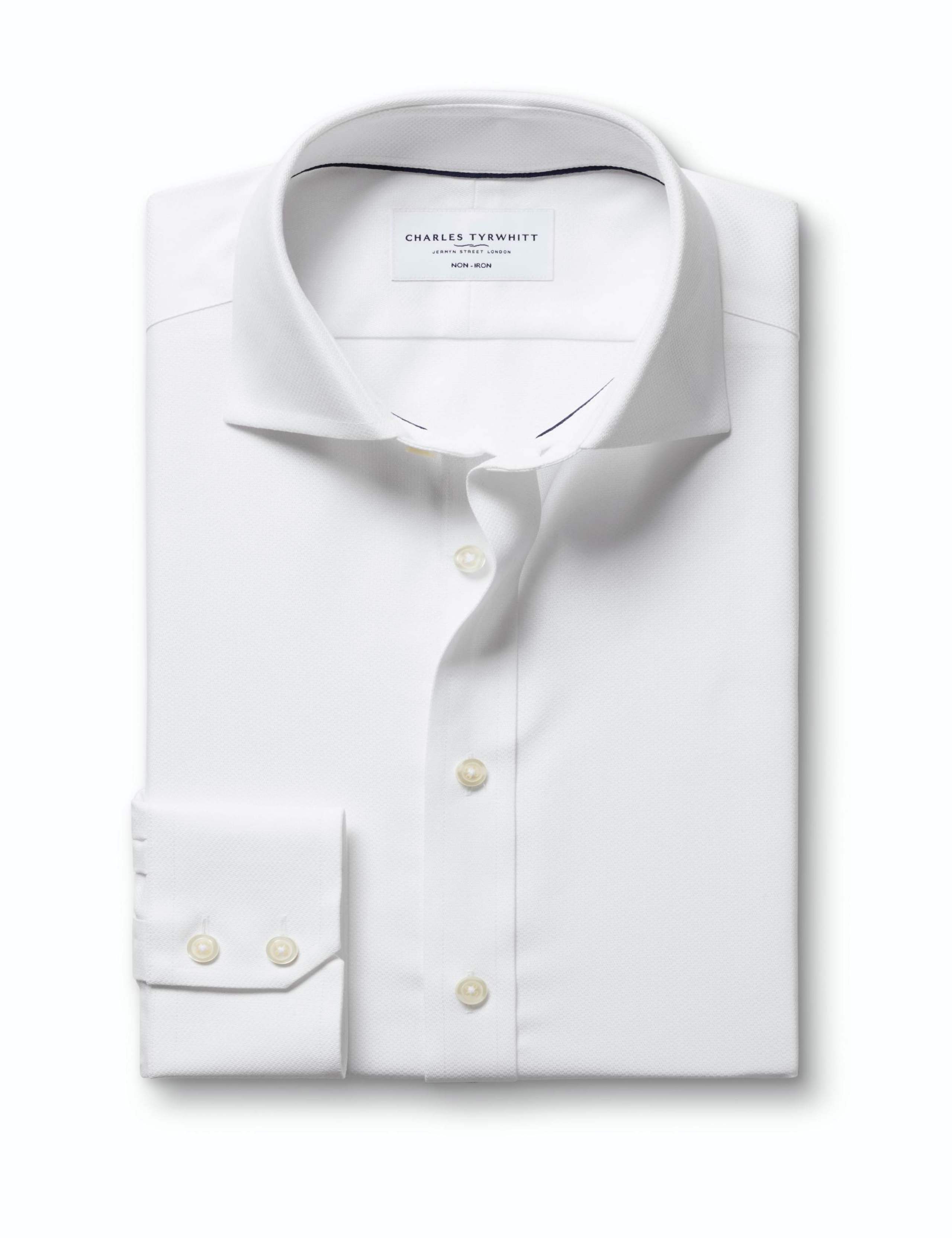 Regular Fit Non Iron Pure Cotton Textured Shirt 8 of 8