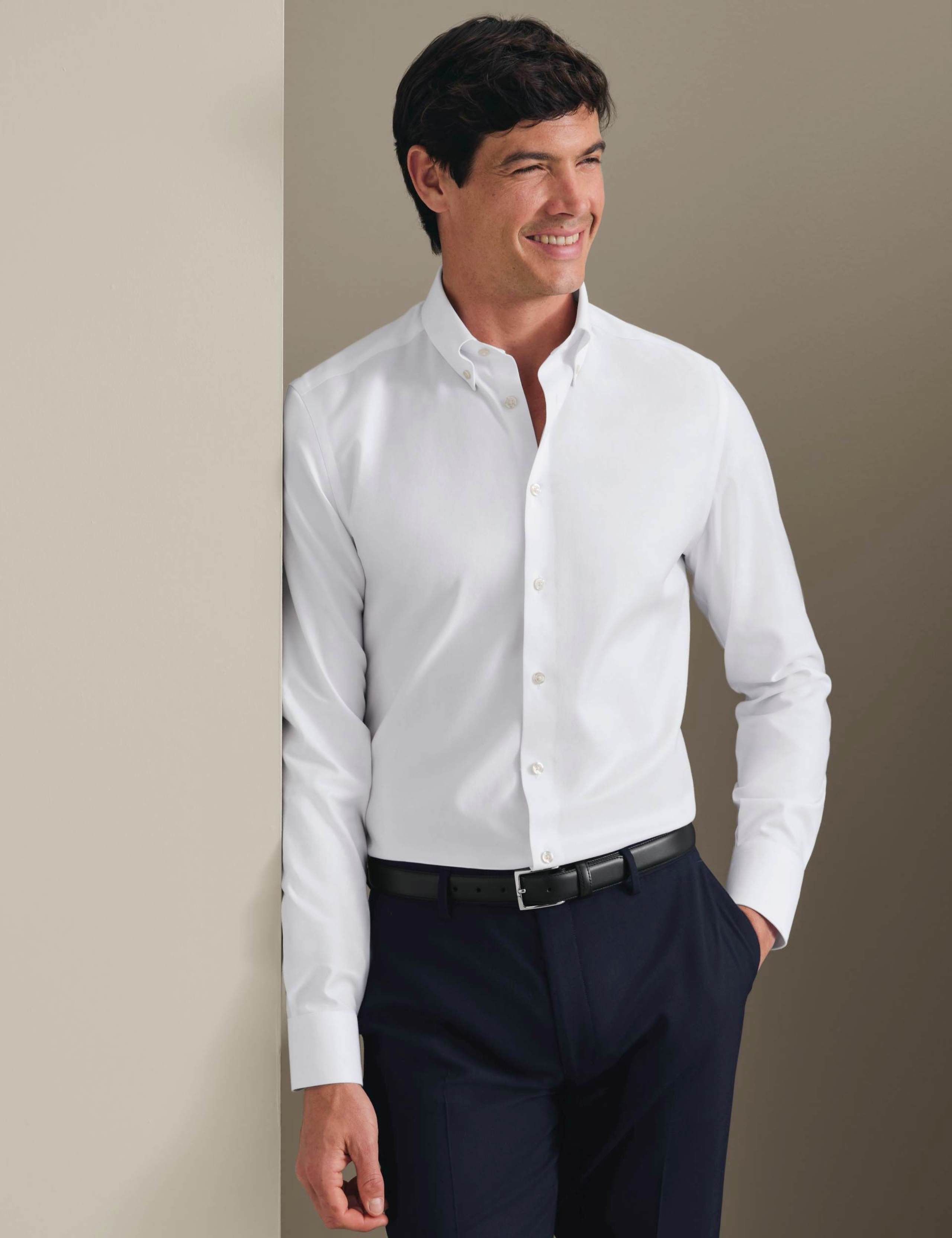 Regular Fit Non Iron Pure Cotton Shirt 1 of 8
