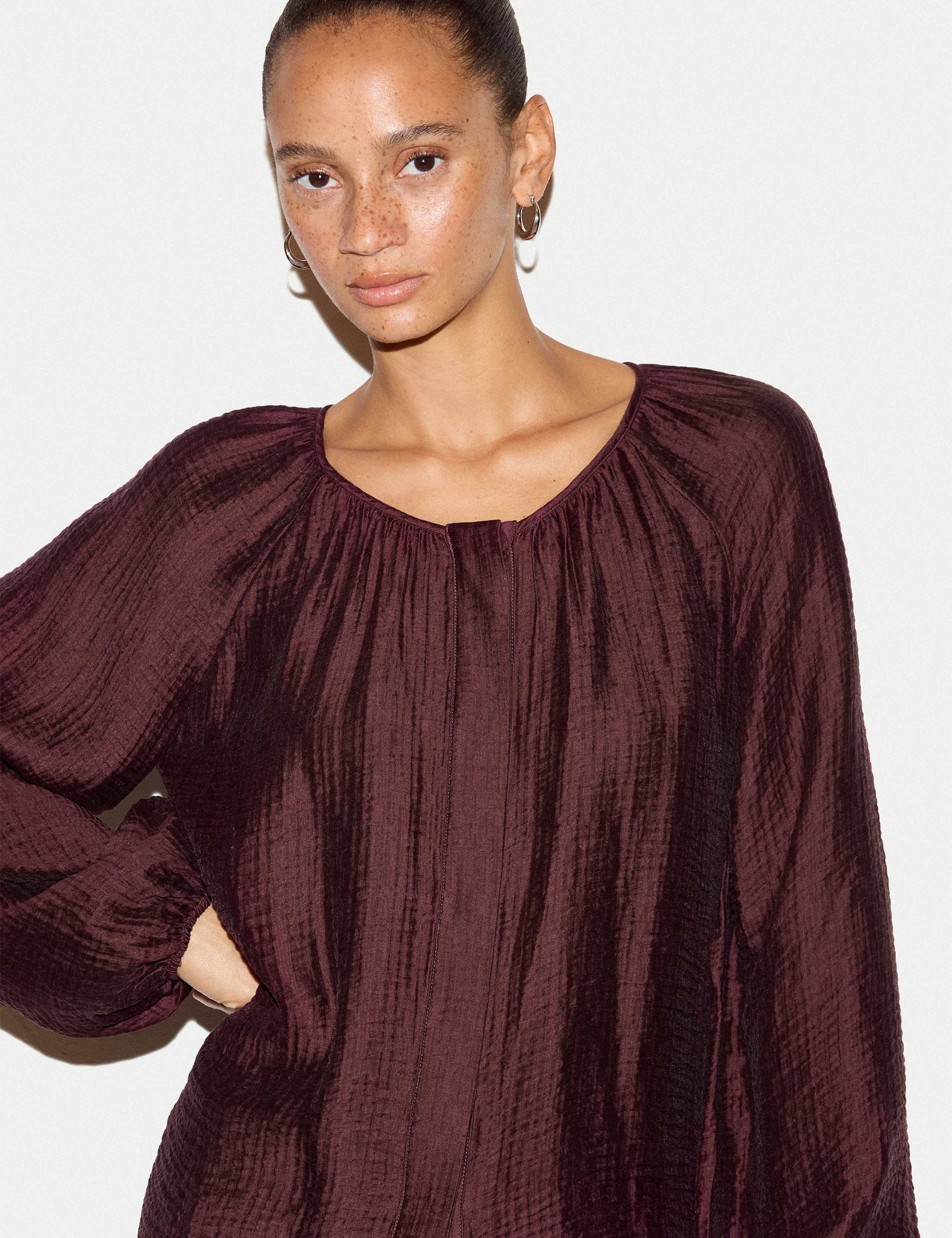Textured Round Neck Regular Fit Top 4 of 6