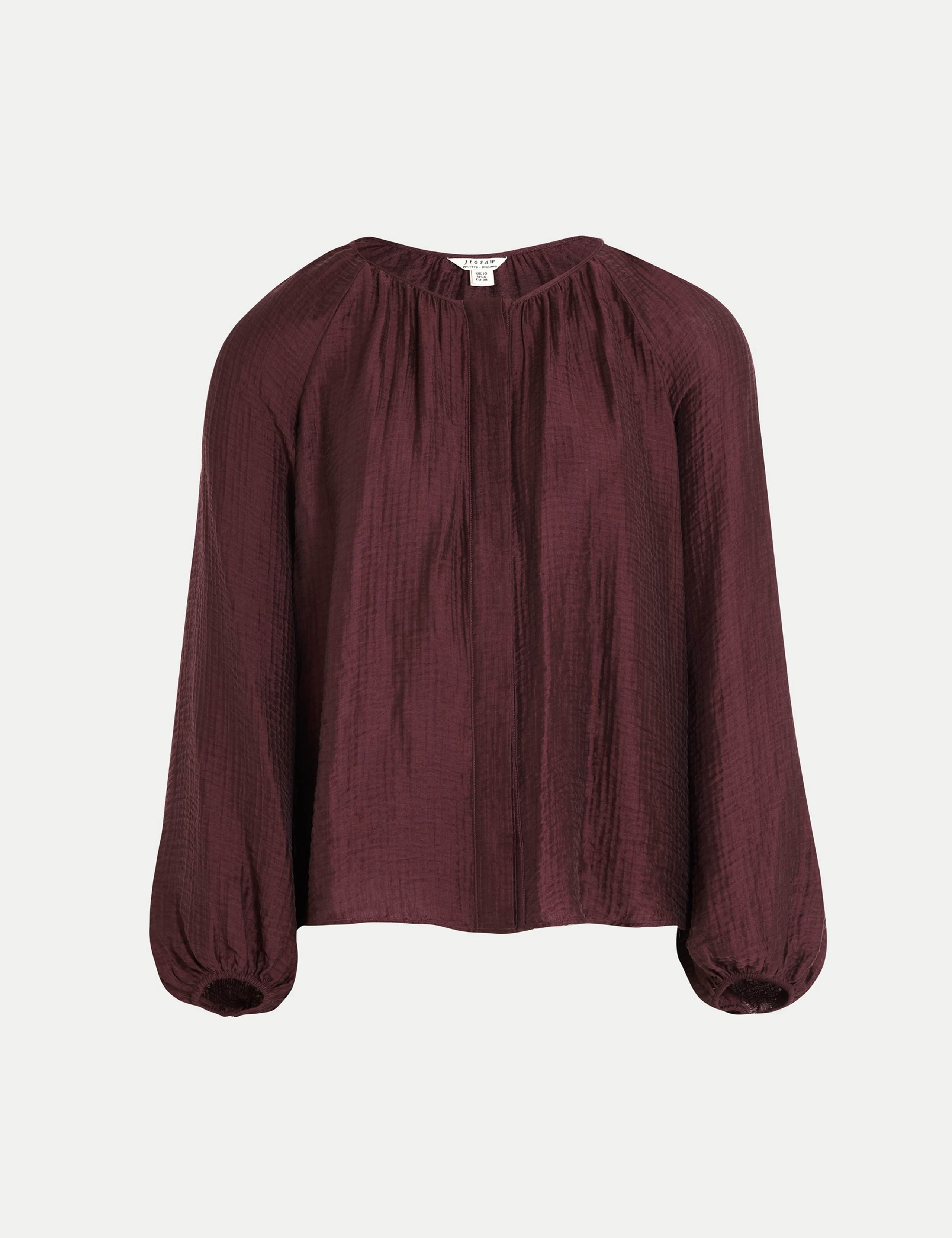 Textured Round Neck Regular Fit Top 2 of 6