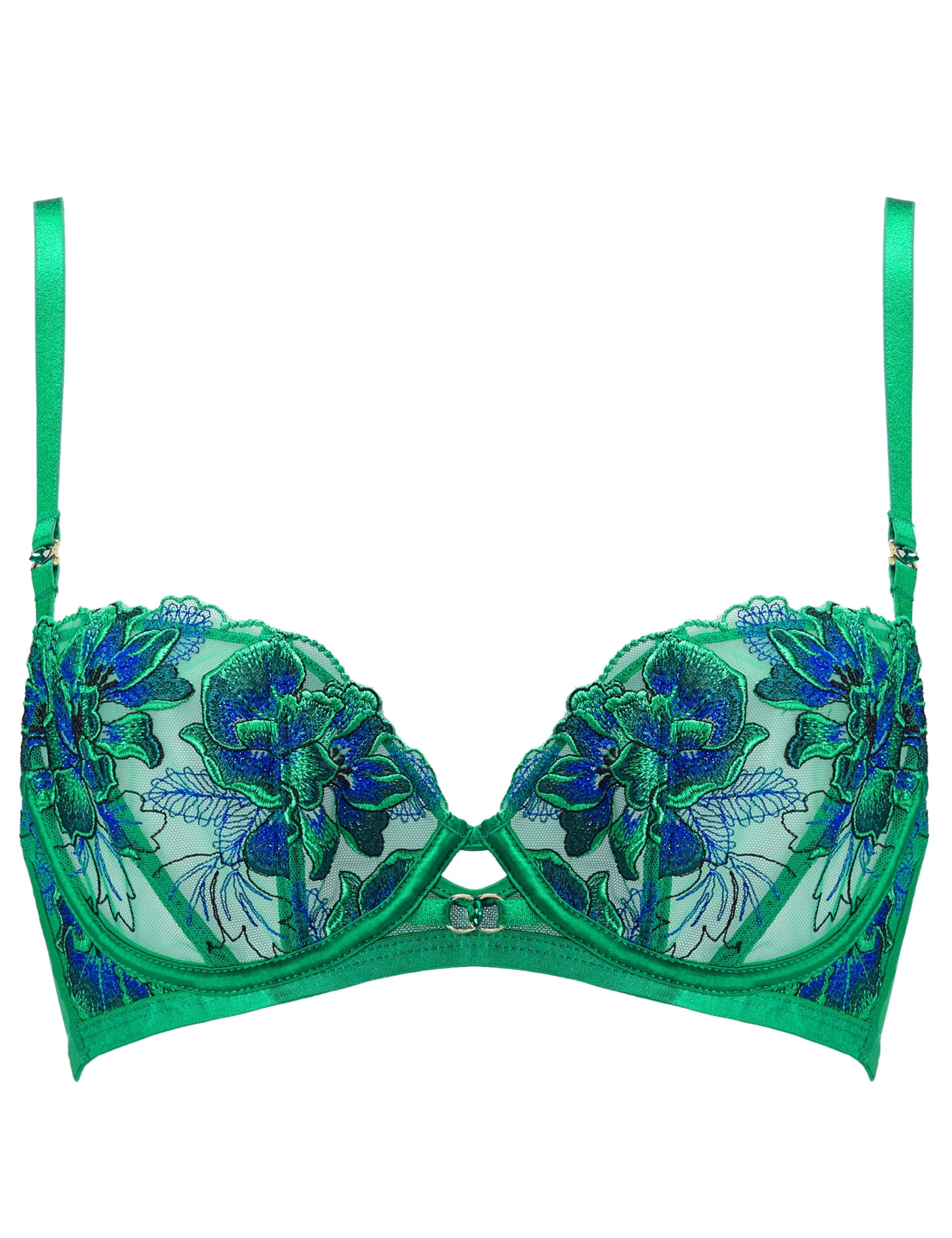 Embroidered Wired Balcony Bra 2 of 8