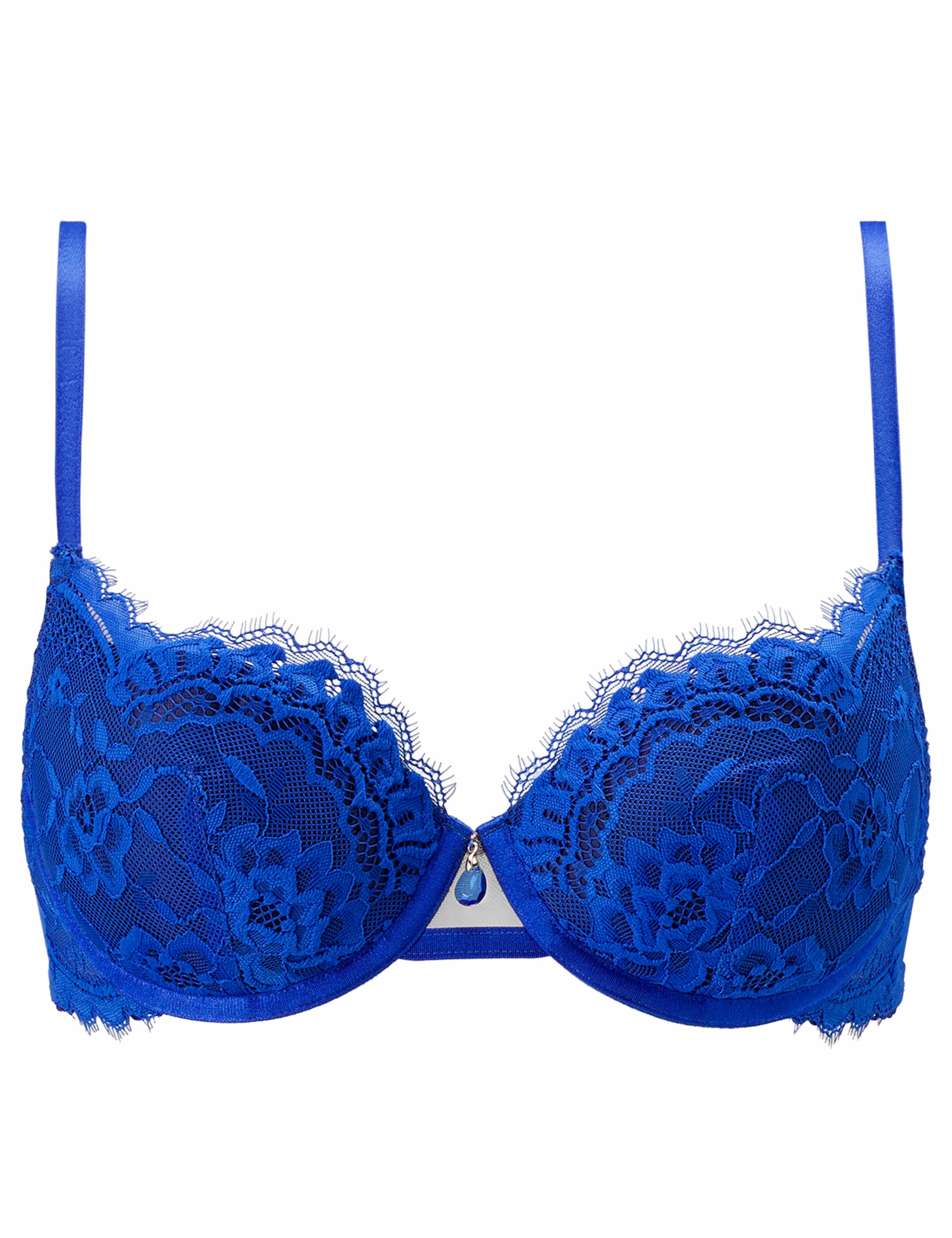 Floral Lace Wired Balcony Bra 2 of 8