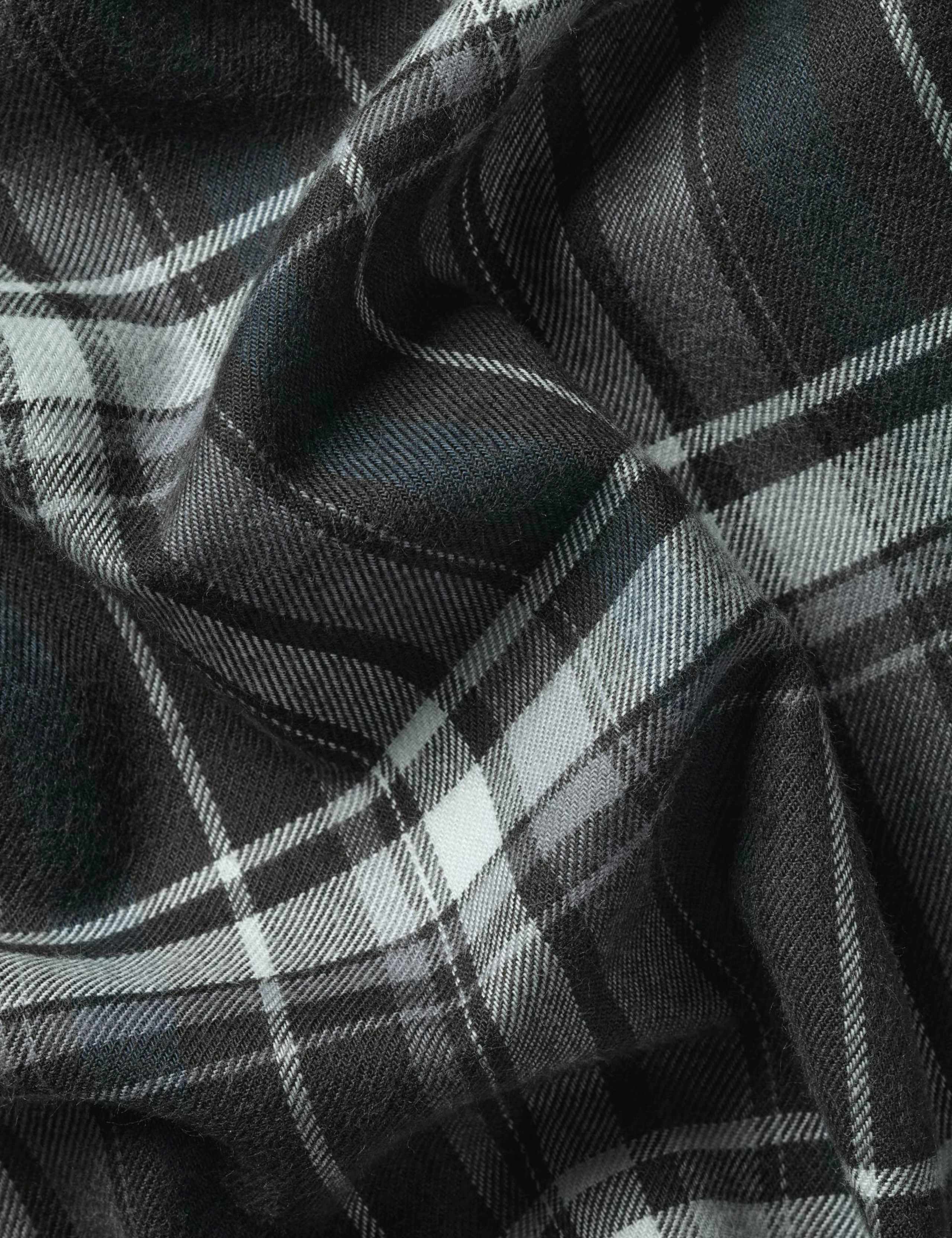 Regular Fit Brushed Cotton Check Flannel Shirt 5 of 5