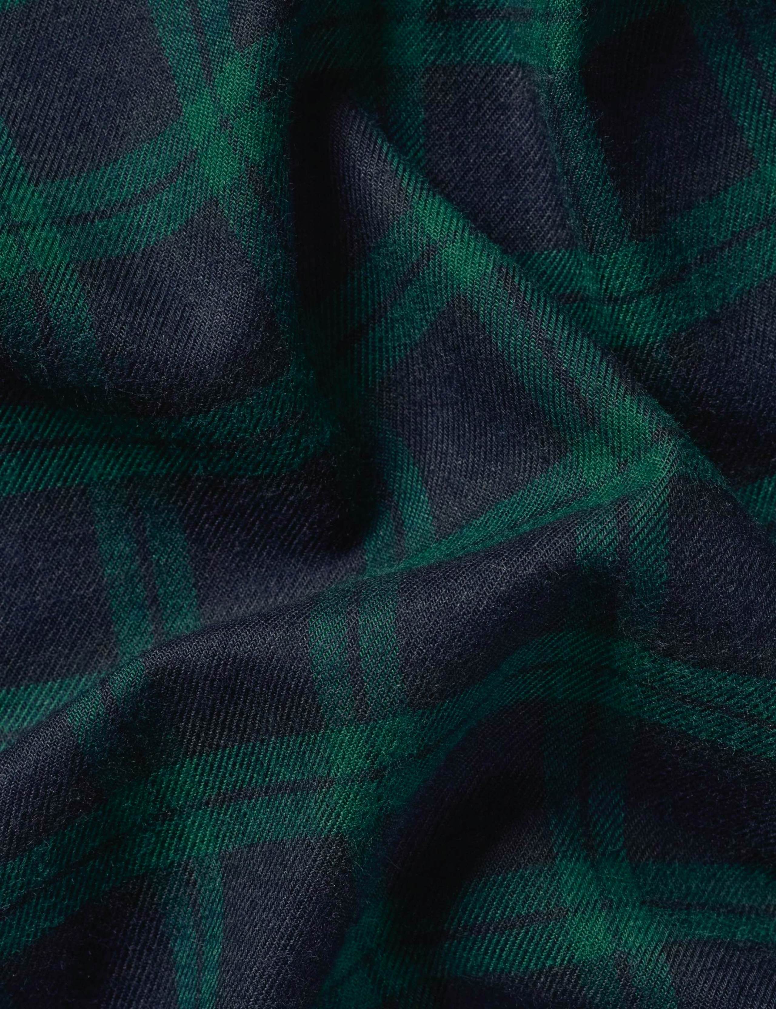 Regular Fit Brushed Cotton Check Flannel Shirt 5 of 6