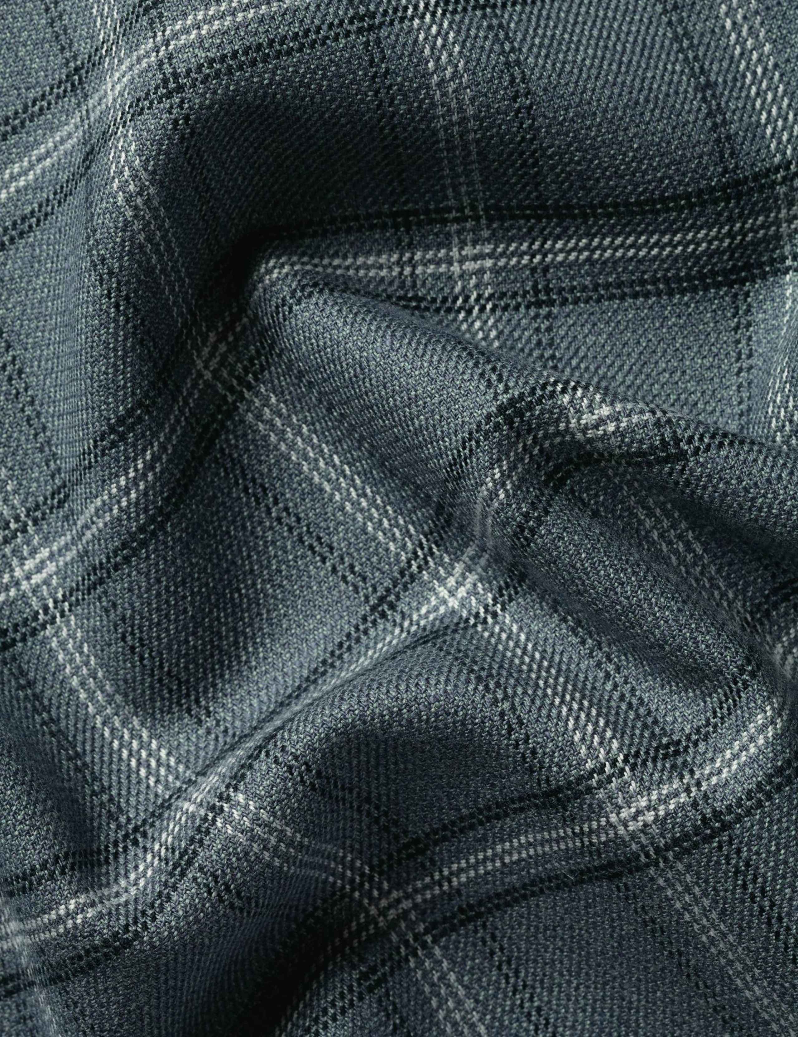 Regular Fit Non Iron Pure Cotton Check Twill Shirt 6 of 6
