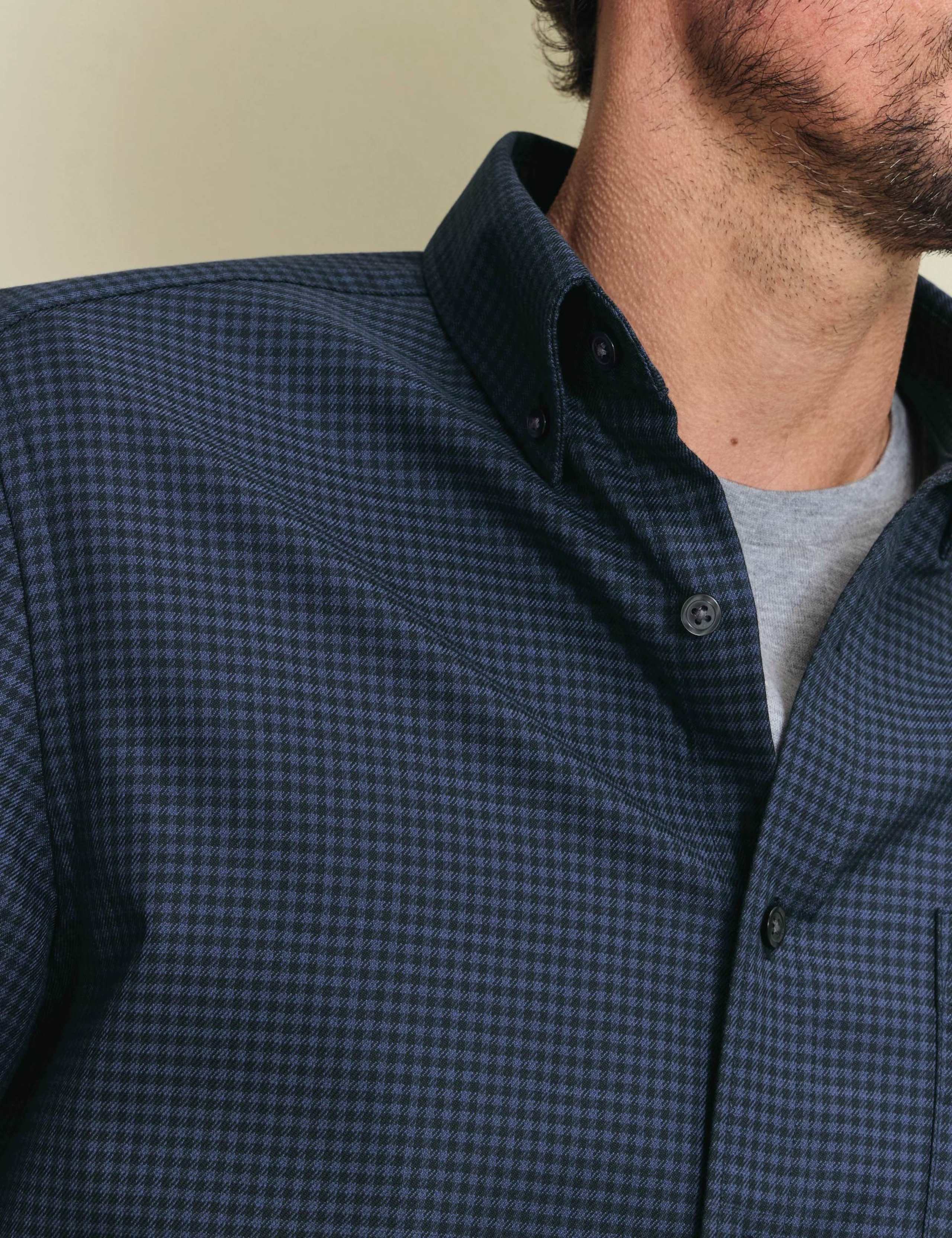 Regular Fit Non Iron Pure Cotton Check Twill Shirt 3 of 6