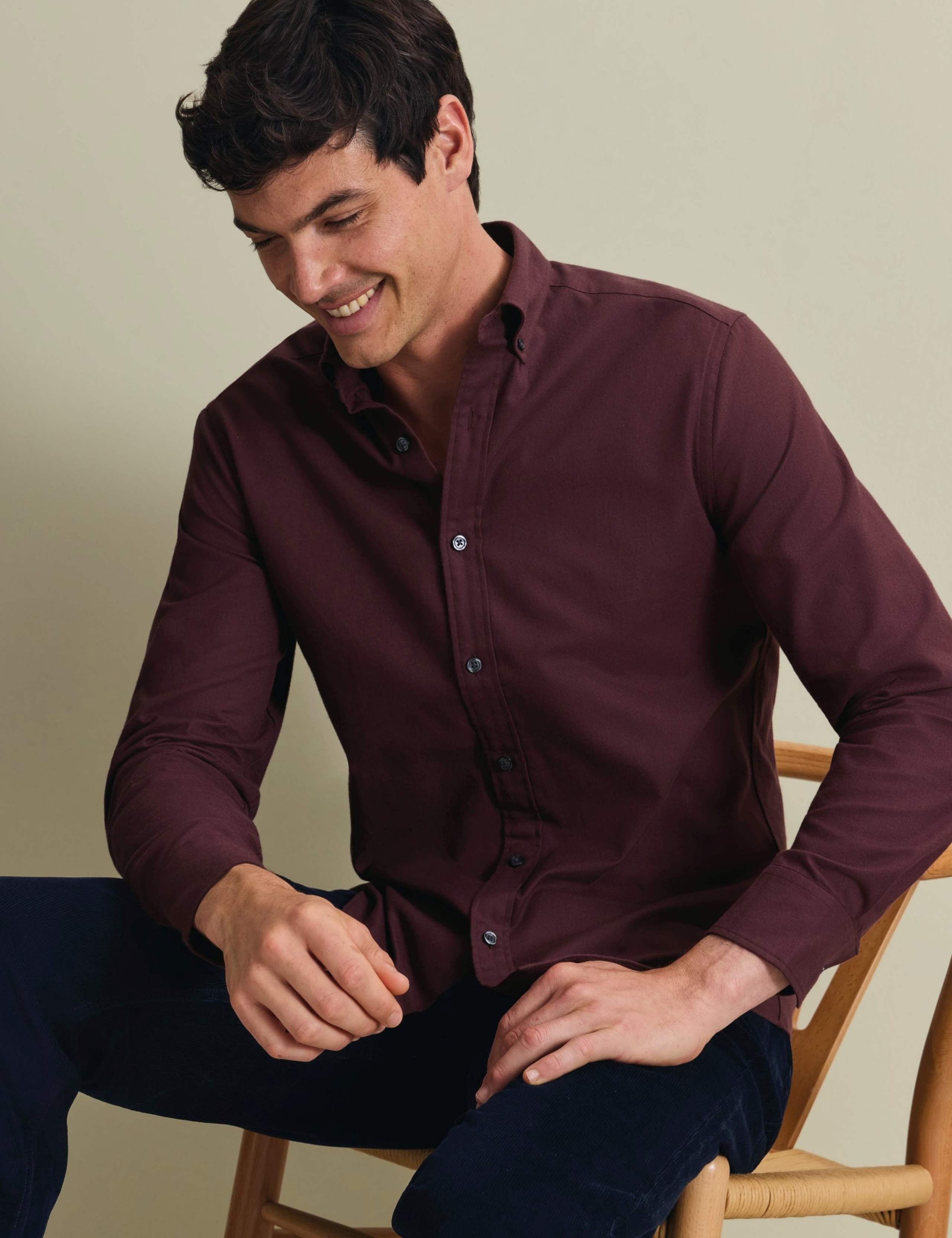 Regular Fit Brushed Cotton Flannel Shirt 2 of 6