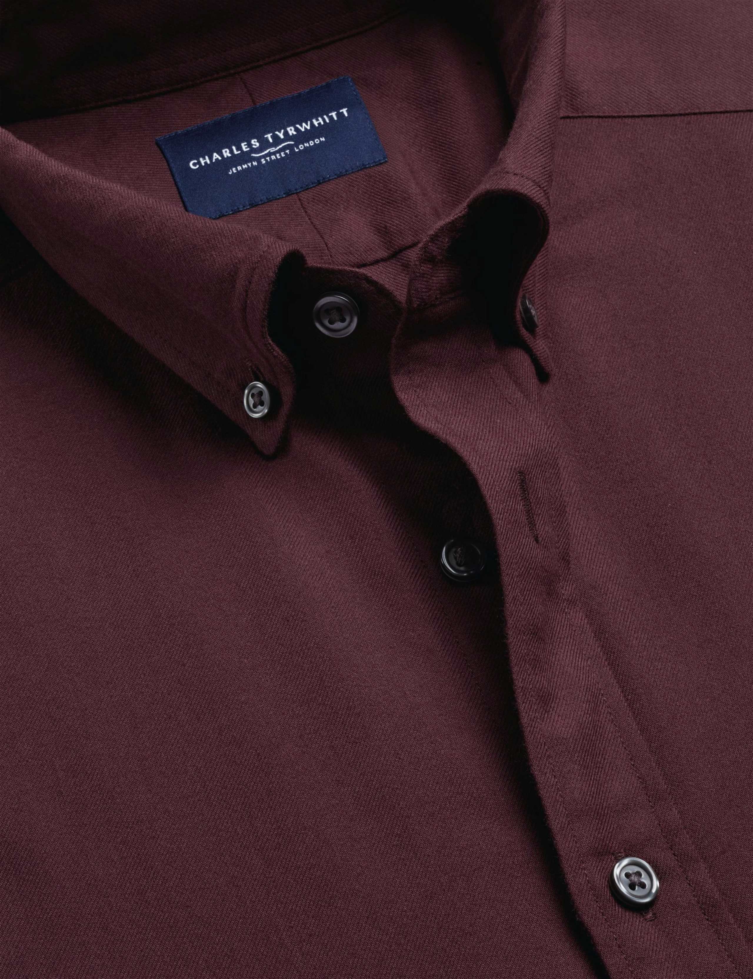 Regular Fit Brushed Cotton Flannel Shirt 5 of 6