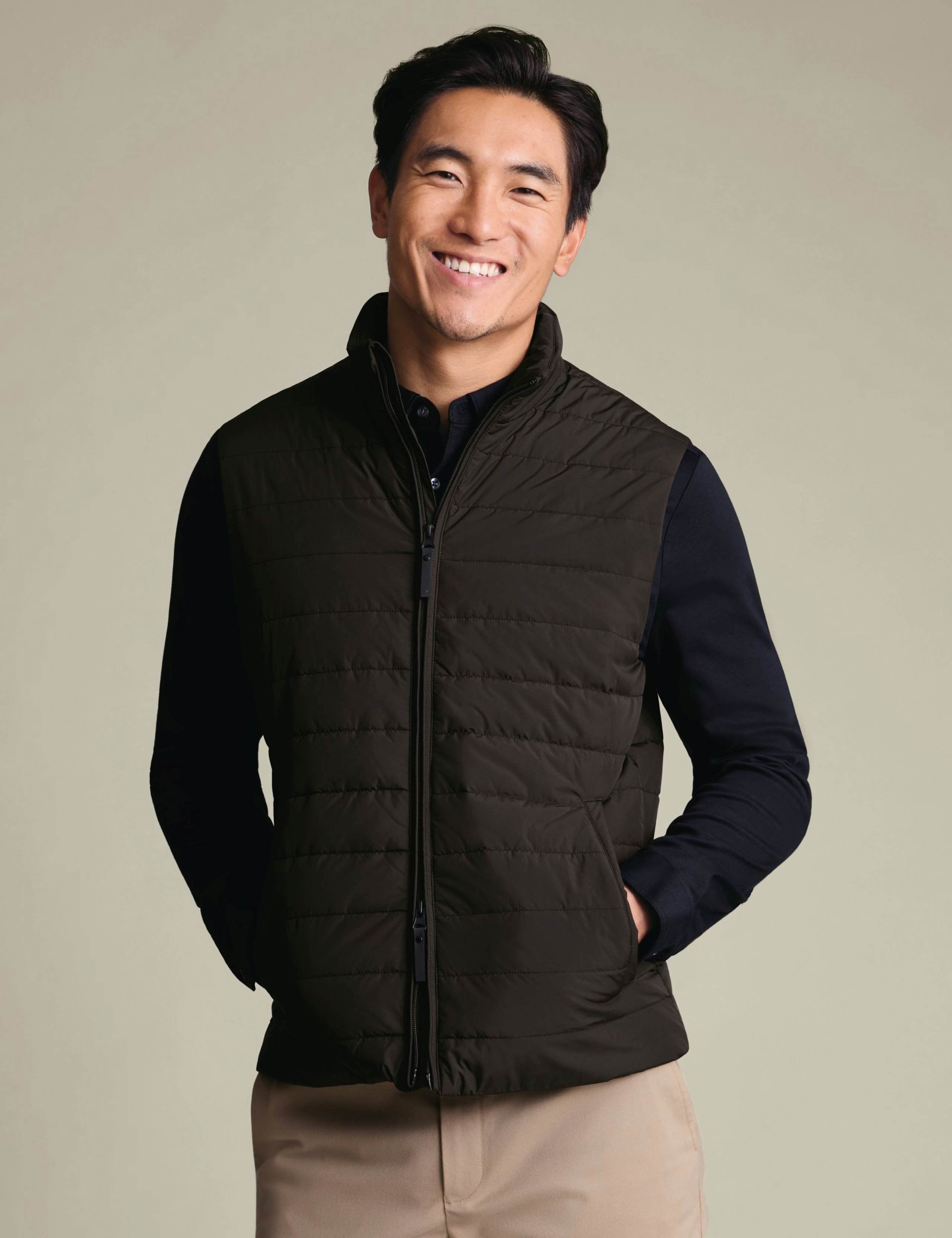 Quilted Textured Gilet 2 of 7