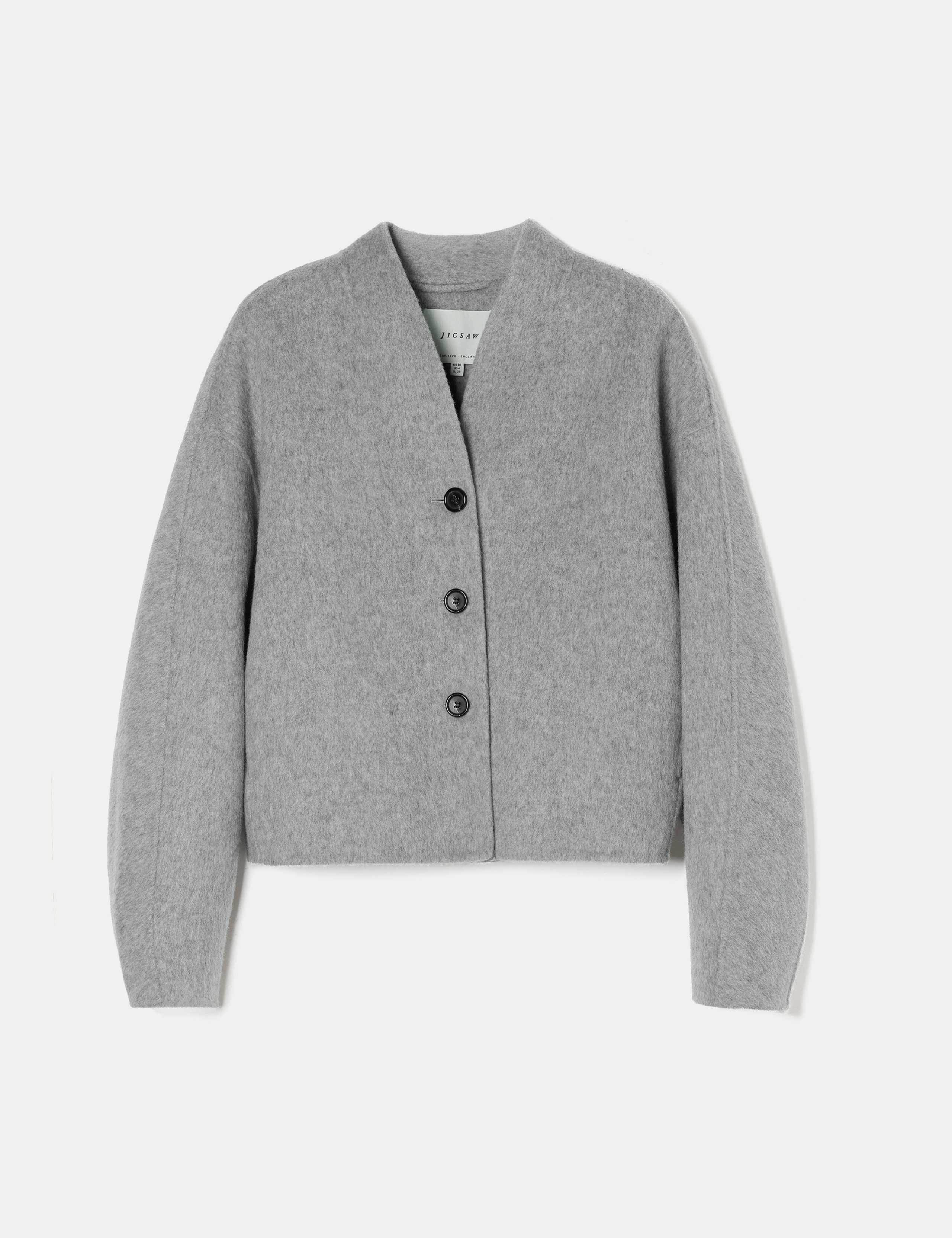 Pure Wool Double Faced Cropped Coat 2 of 5