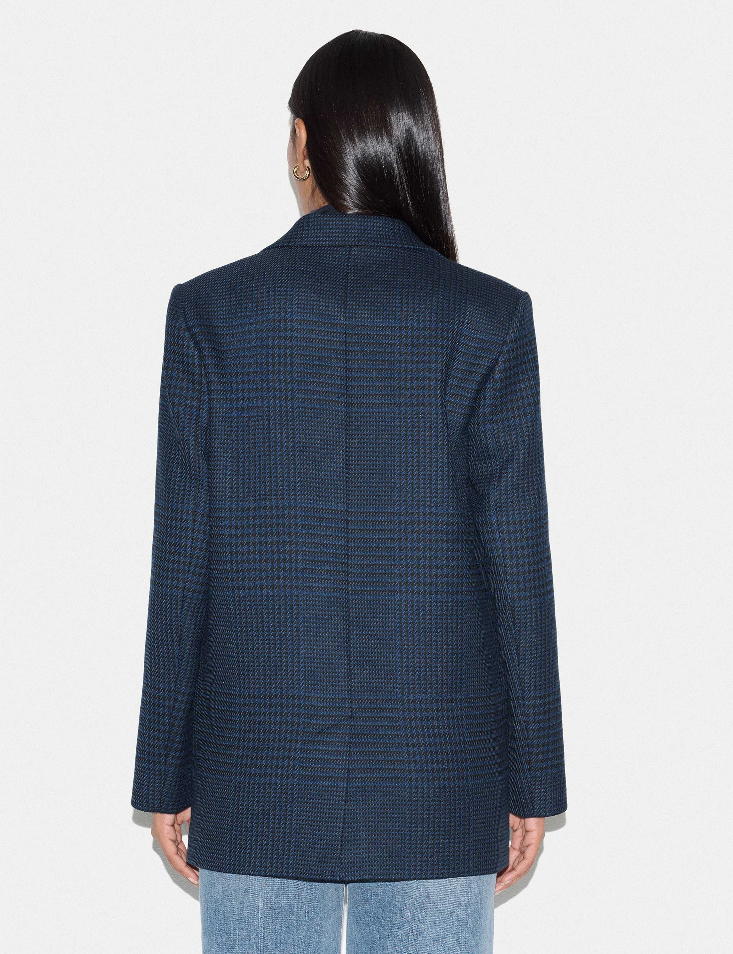 Prince Of Wales Check Double Breasted Blazer 4 of 6