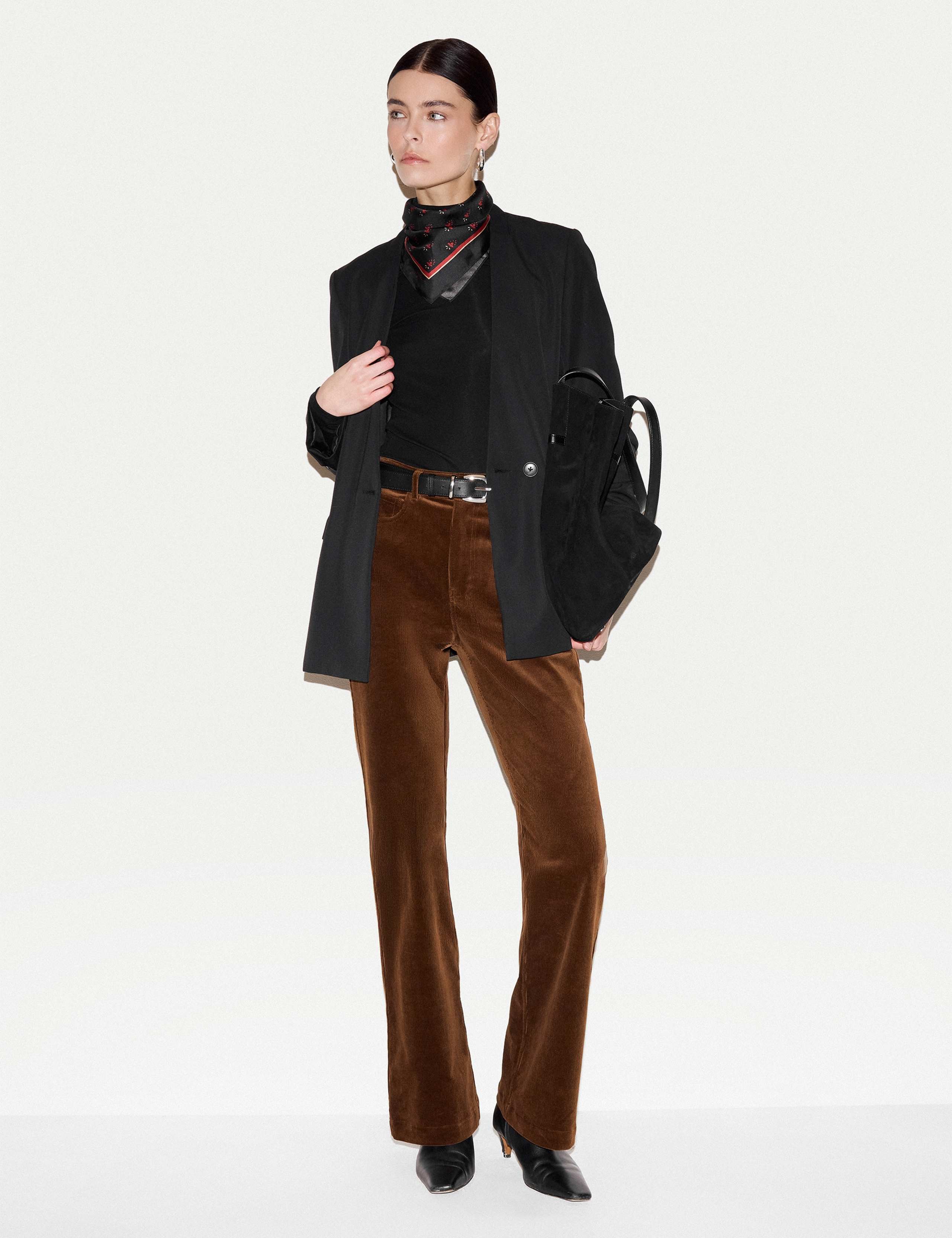 Lyocell Roll Neck Top 3 of 5