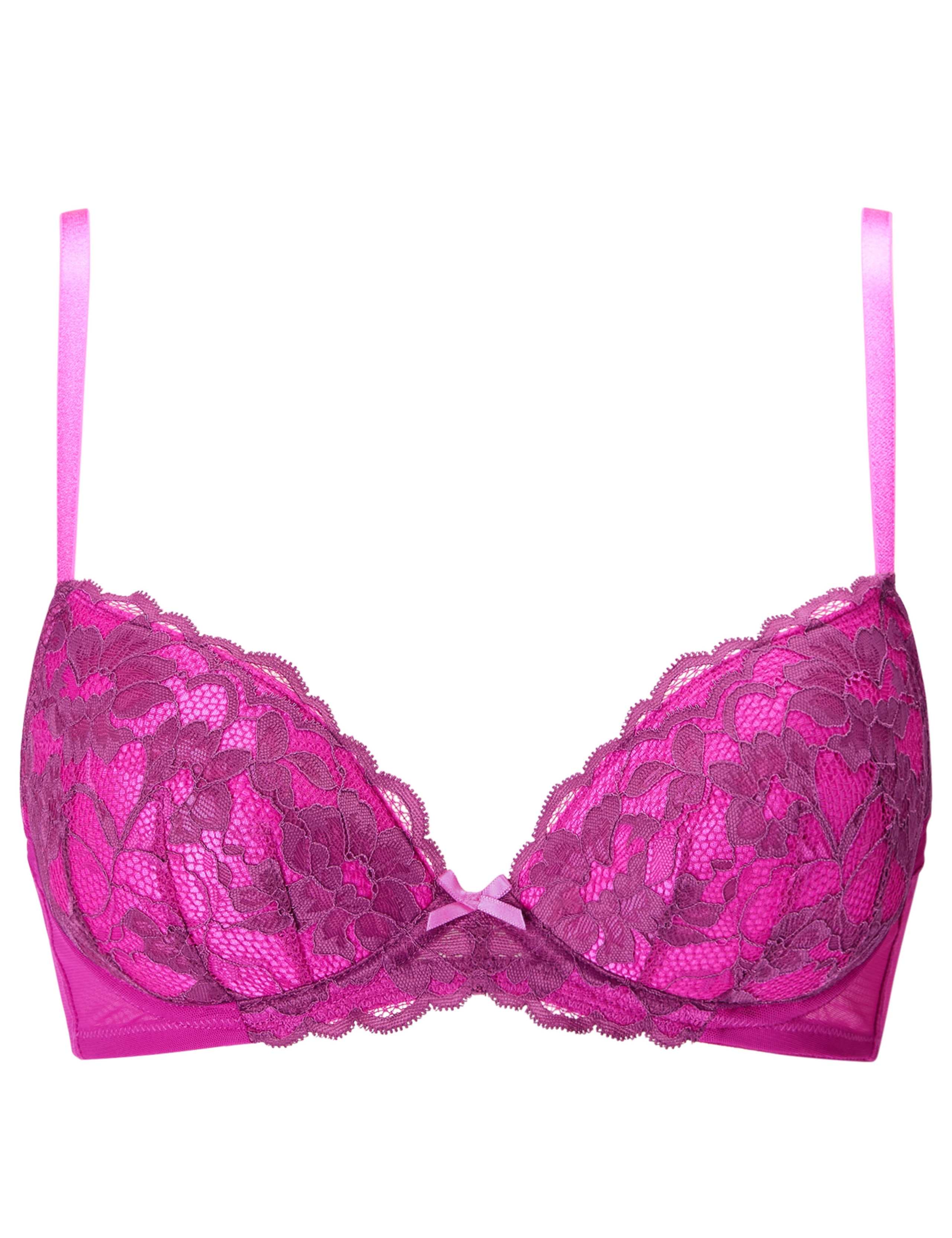 Lace Padded Plunge Bra 2 of 7