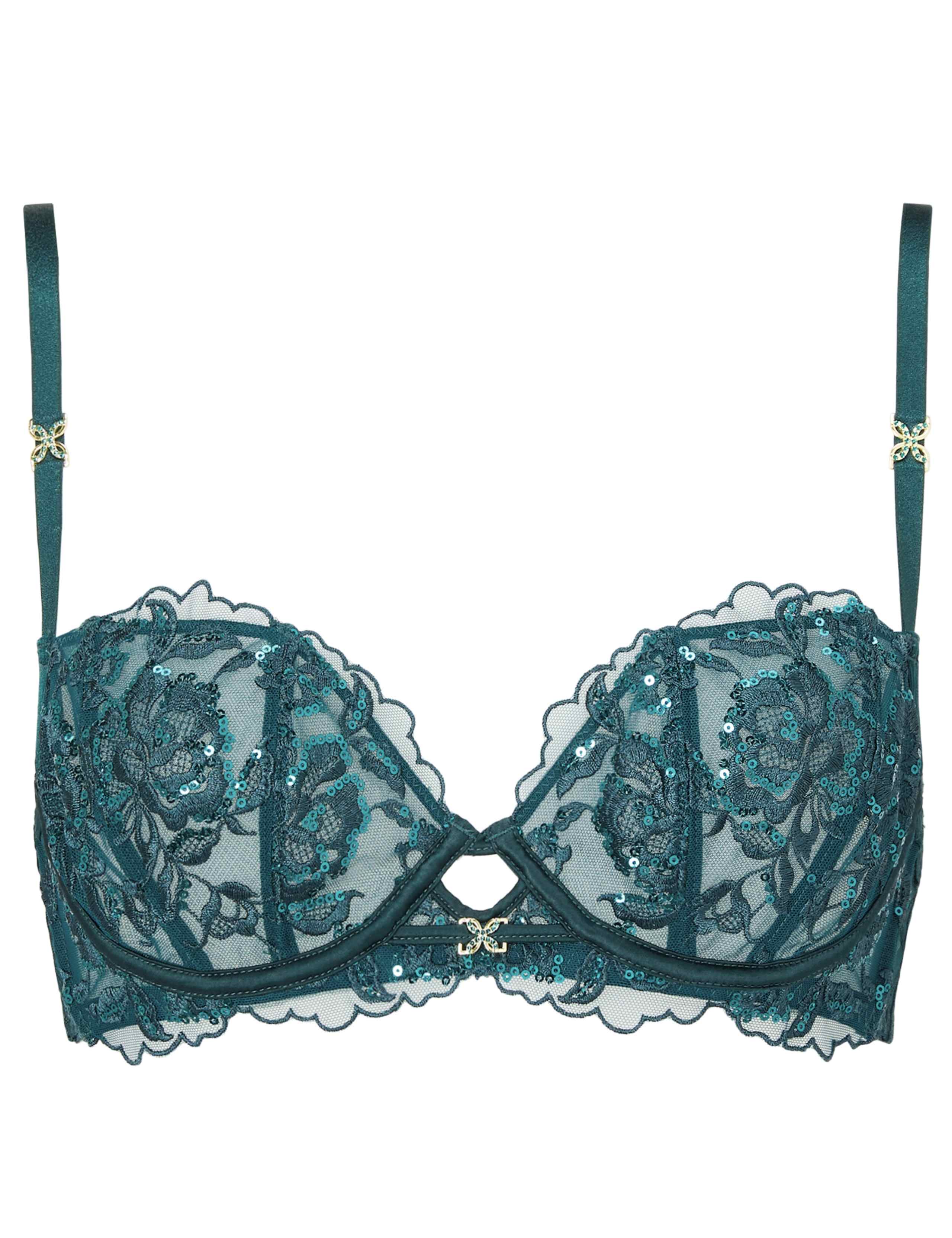 Embroidered Non Padded Balcony Bra 2 of 5
