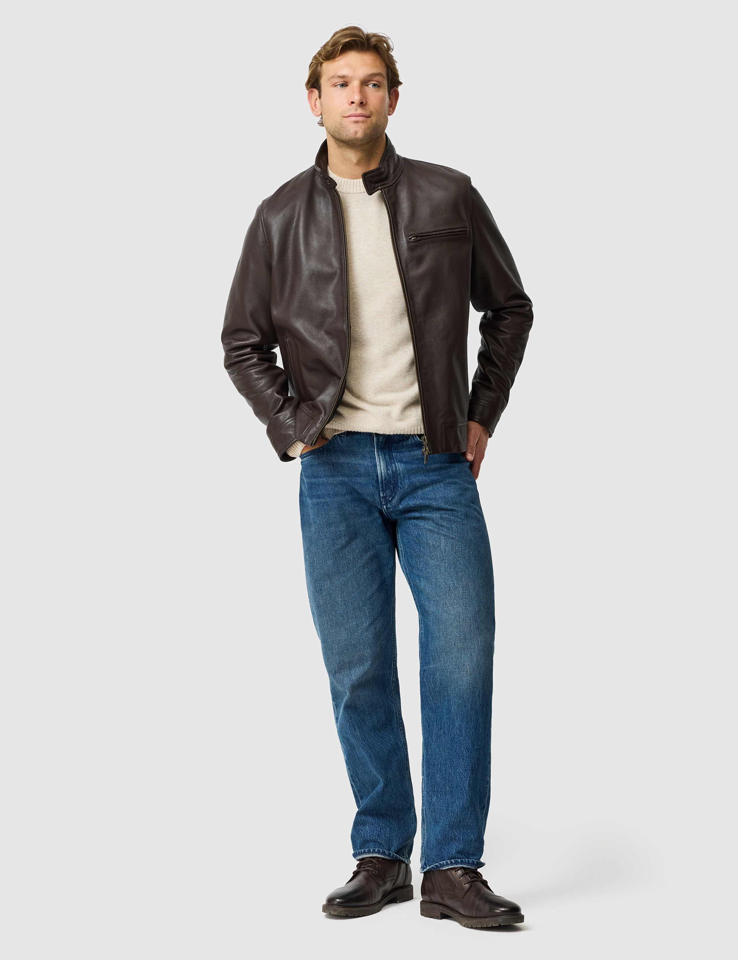 Canvastown Leather Biker Jacket 2 of 6