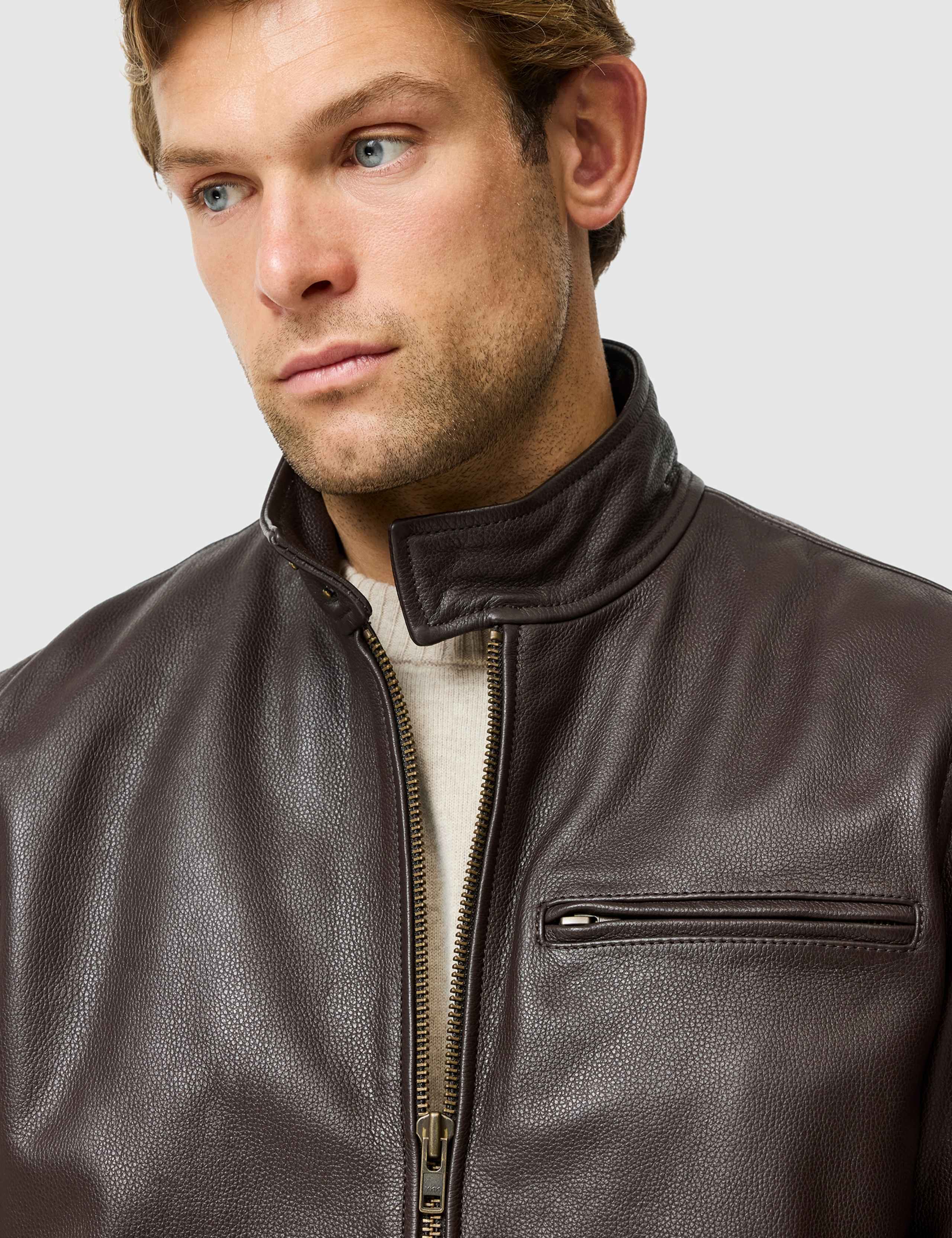 Canvastown Leather Biker Jacket 3 of 6