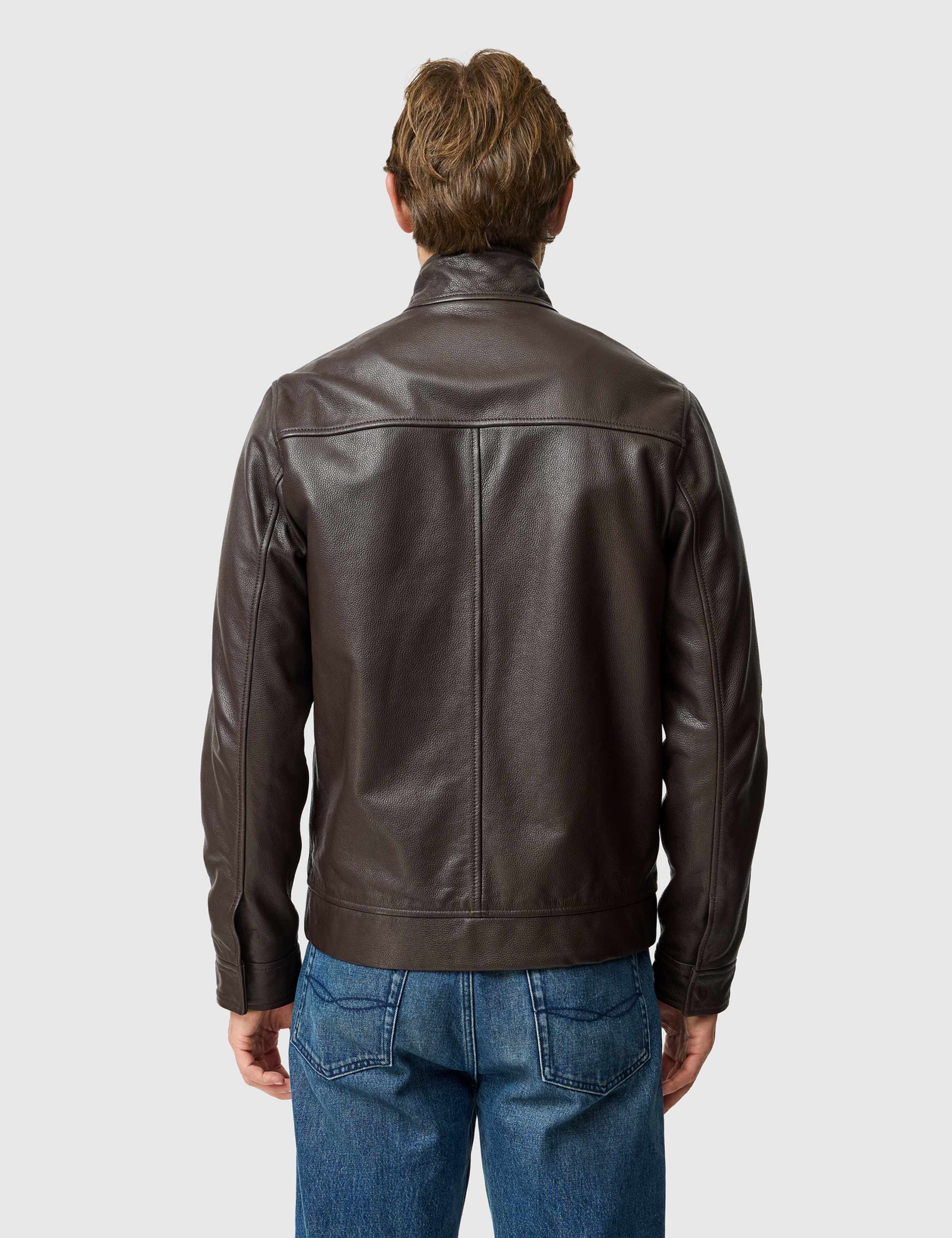 Canvastown Leather Biker Jacket 4 of 6