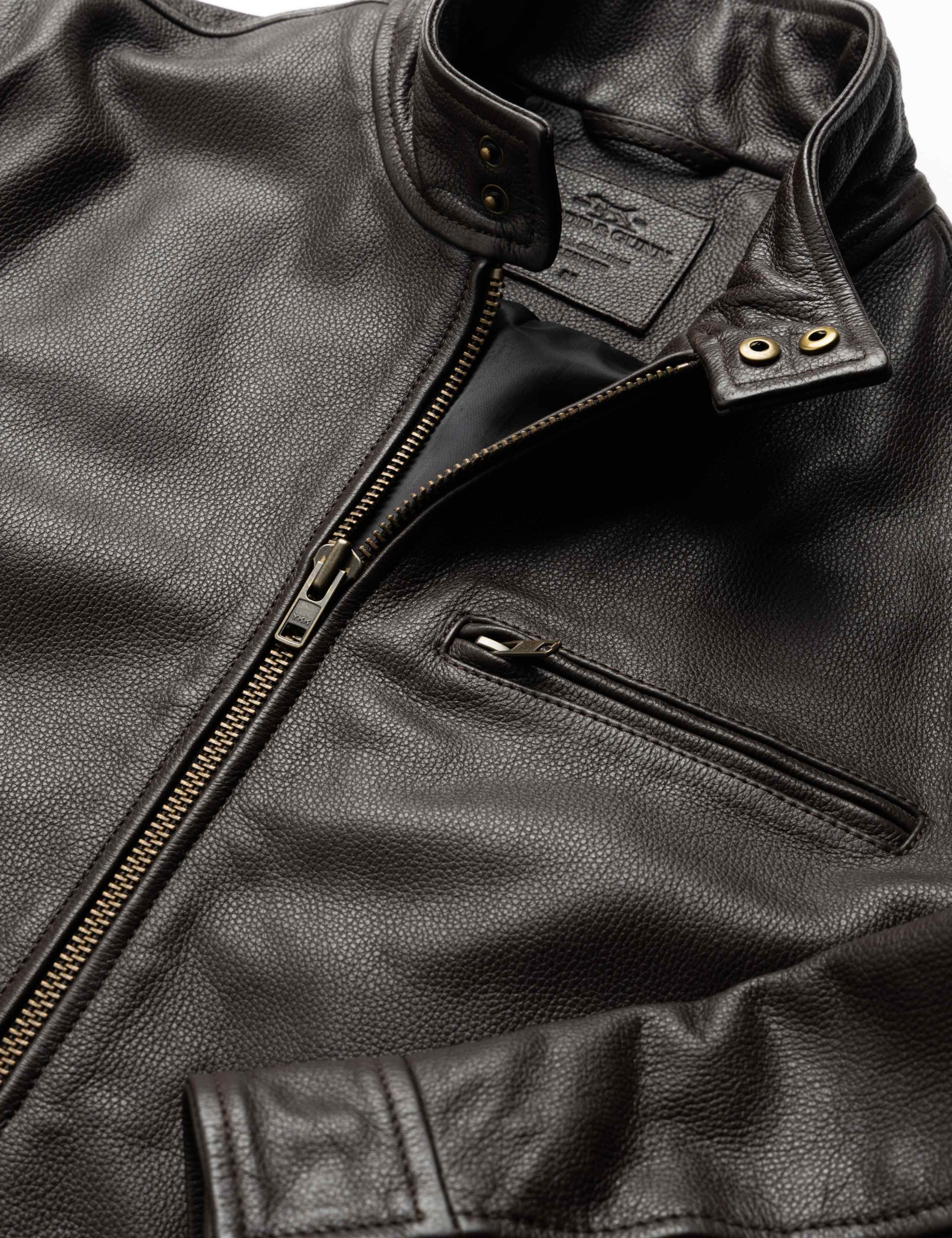 Canvastown Leather Biker Jacket 5 of 6