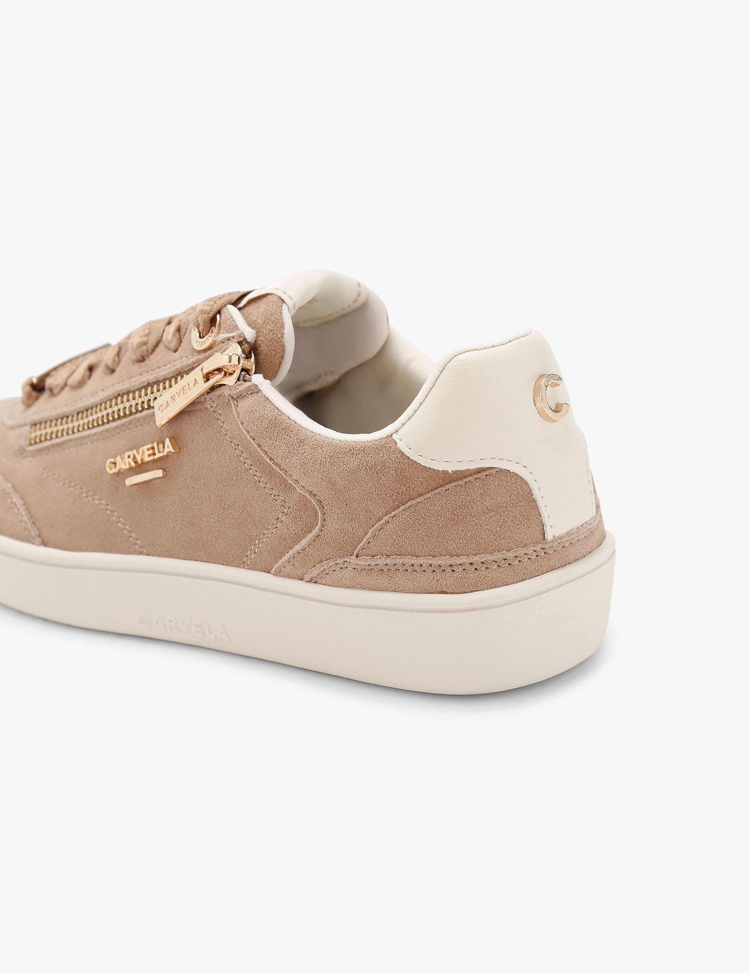 Suede Lace Up Trainer 4 of 4