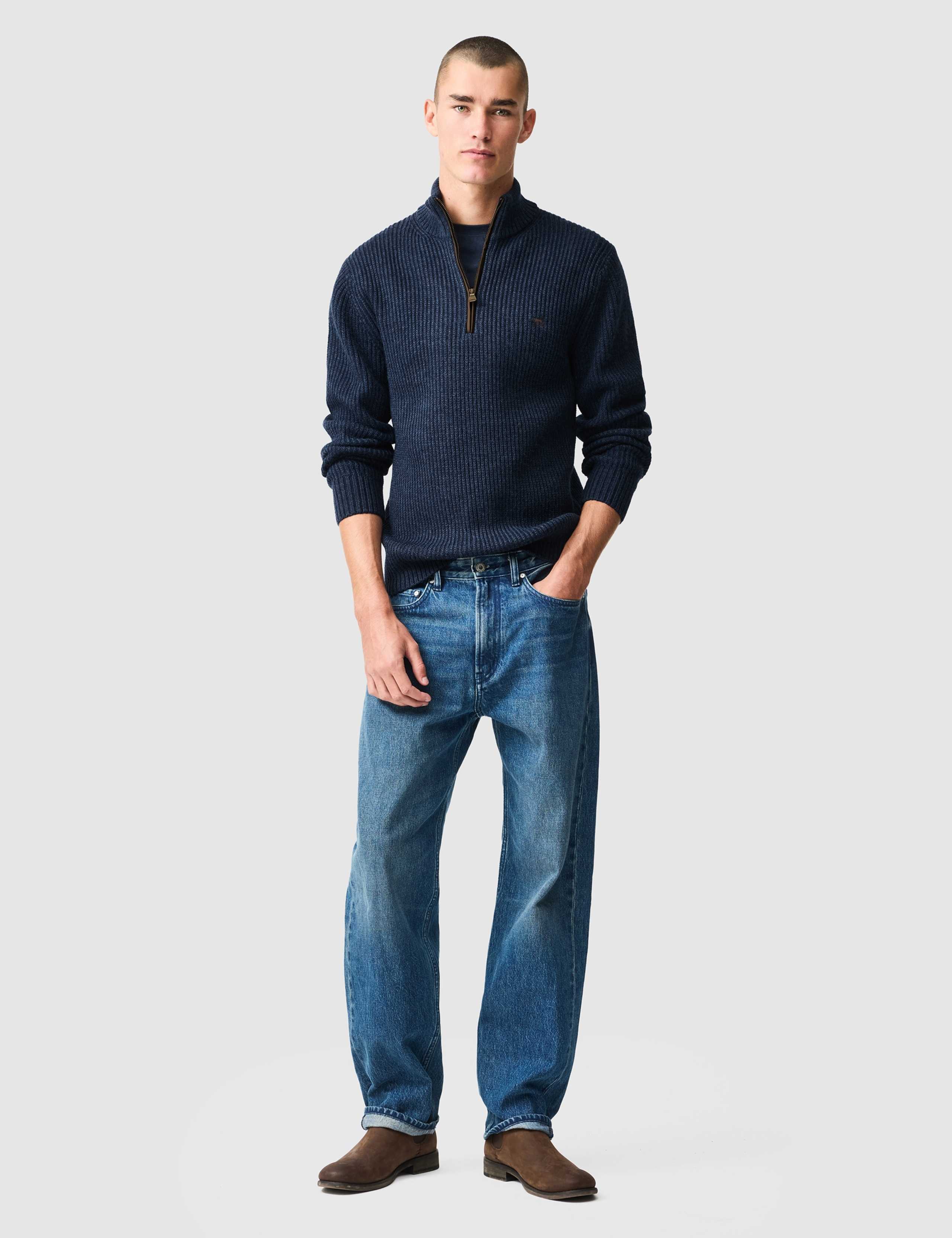 Huka Lodge Wool Rich Funnel Neck Jumper 2 of 6