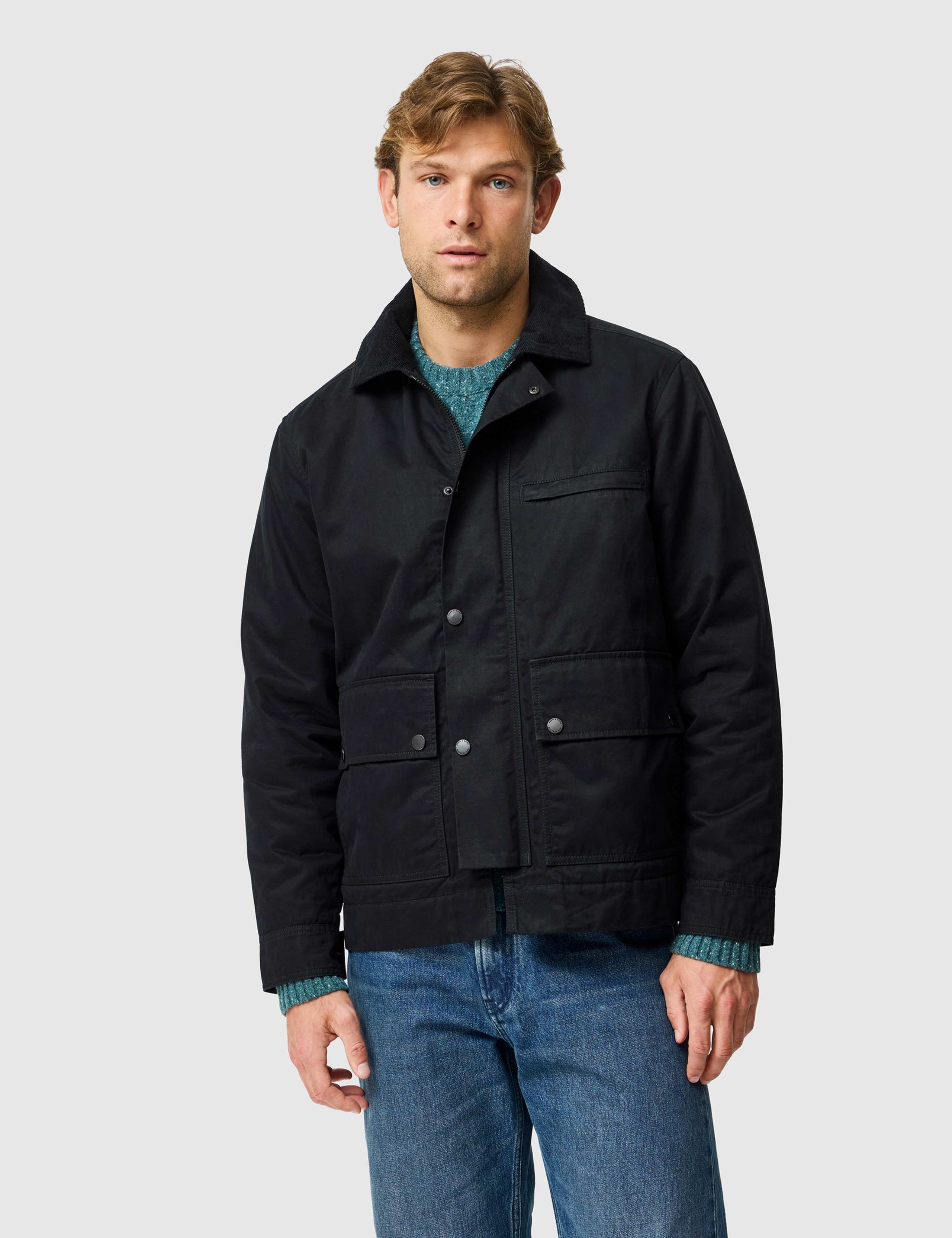 Mount Eden Pure Cotton Wax Utility Jacket 1 of 6
