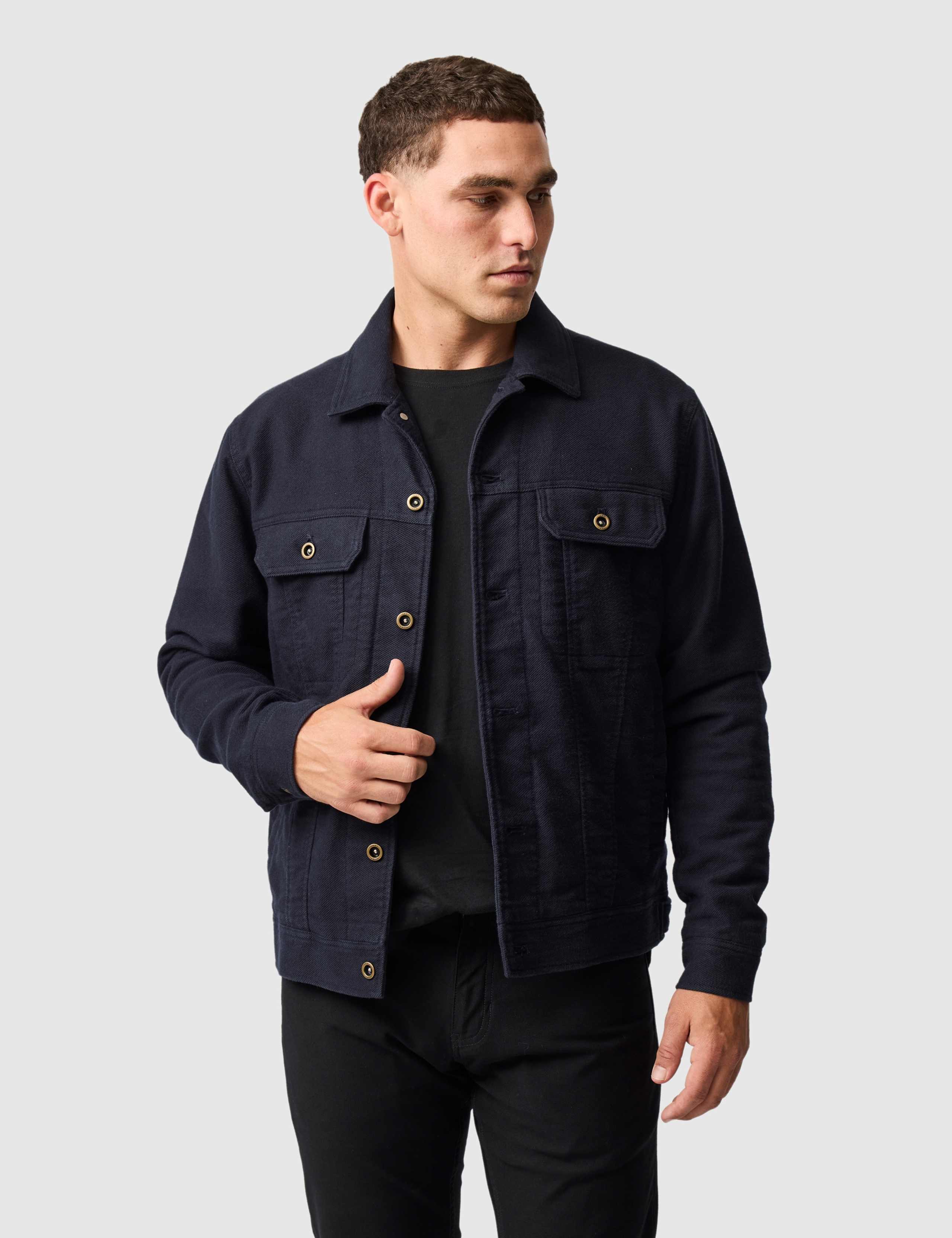 Greenbay Pure Cotton Padded Trucker Jacket 1 of 6