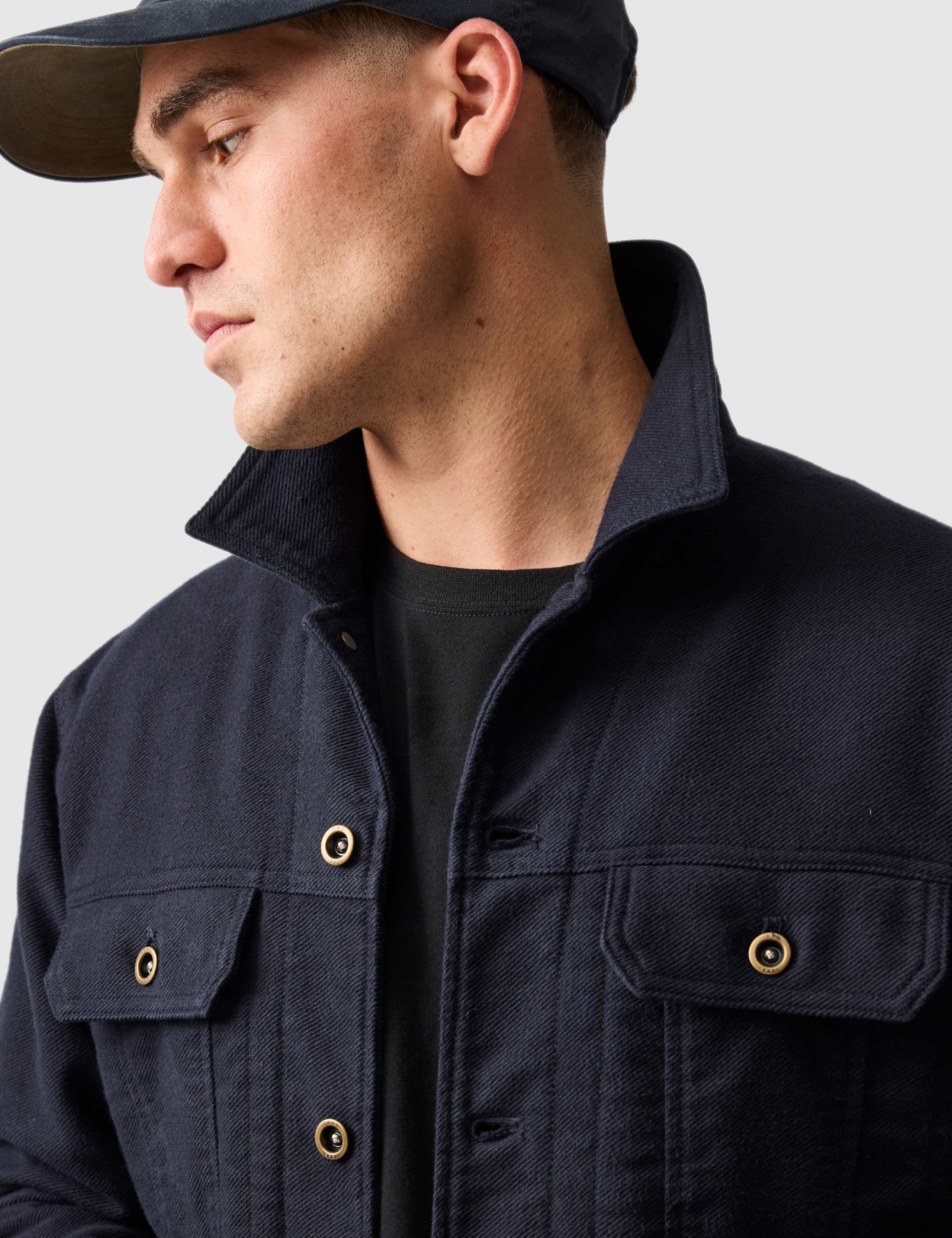 Greenbay Pure Cotton Padded Trucker Jacket 3 of 6