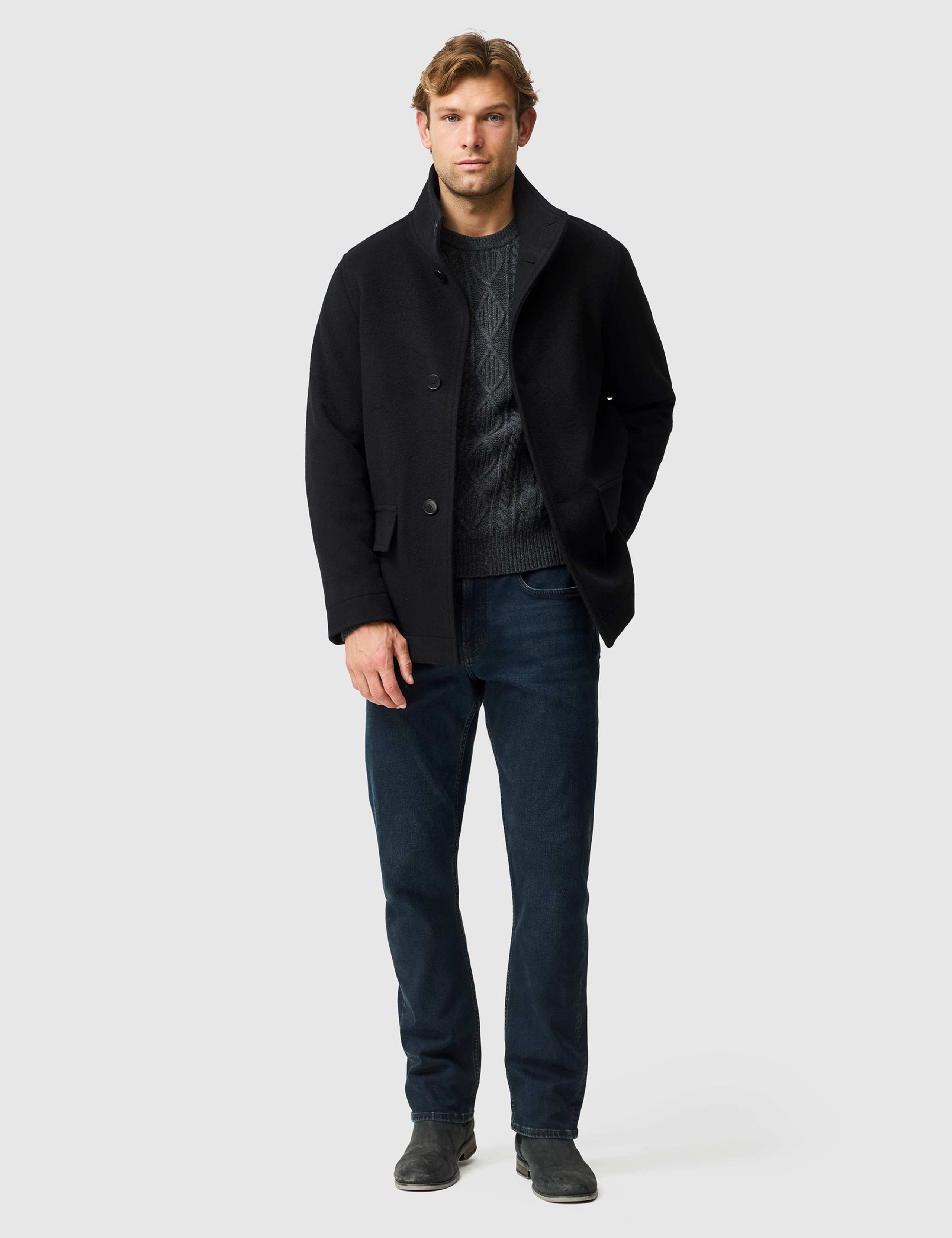 Guards Bay Wool Rich Overcoat 2 of 6