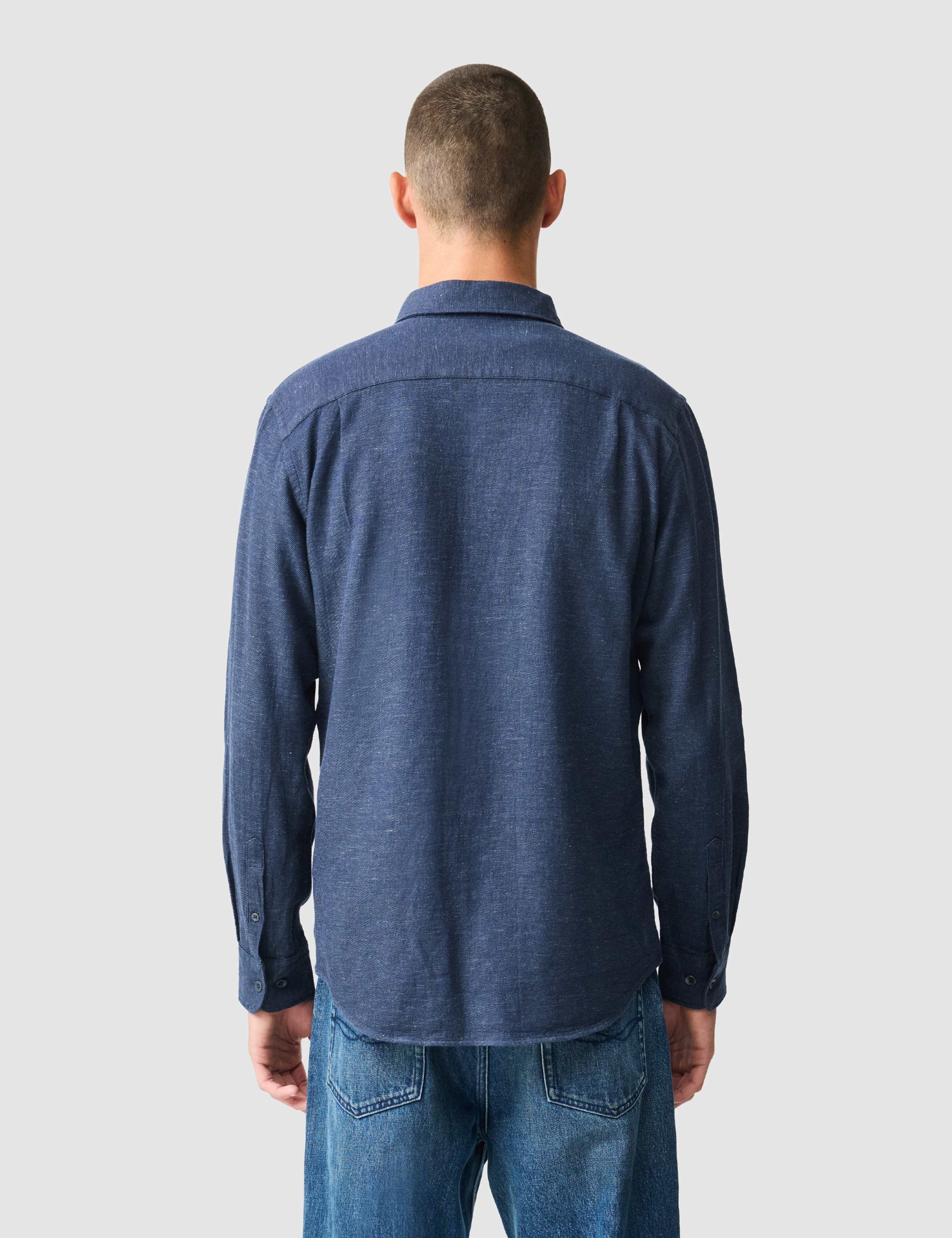 Port William Slim Fit Pure Cotton Textured Shirt 4 of 6
