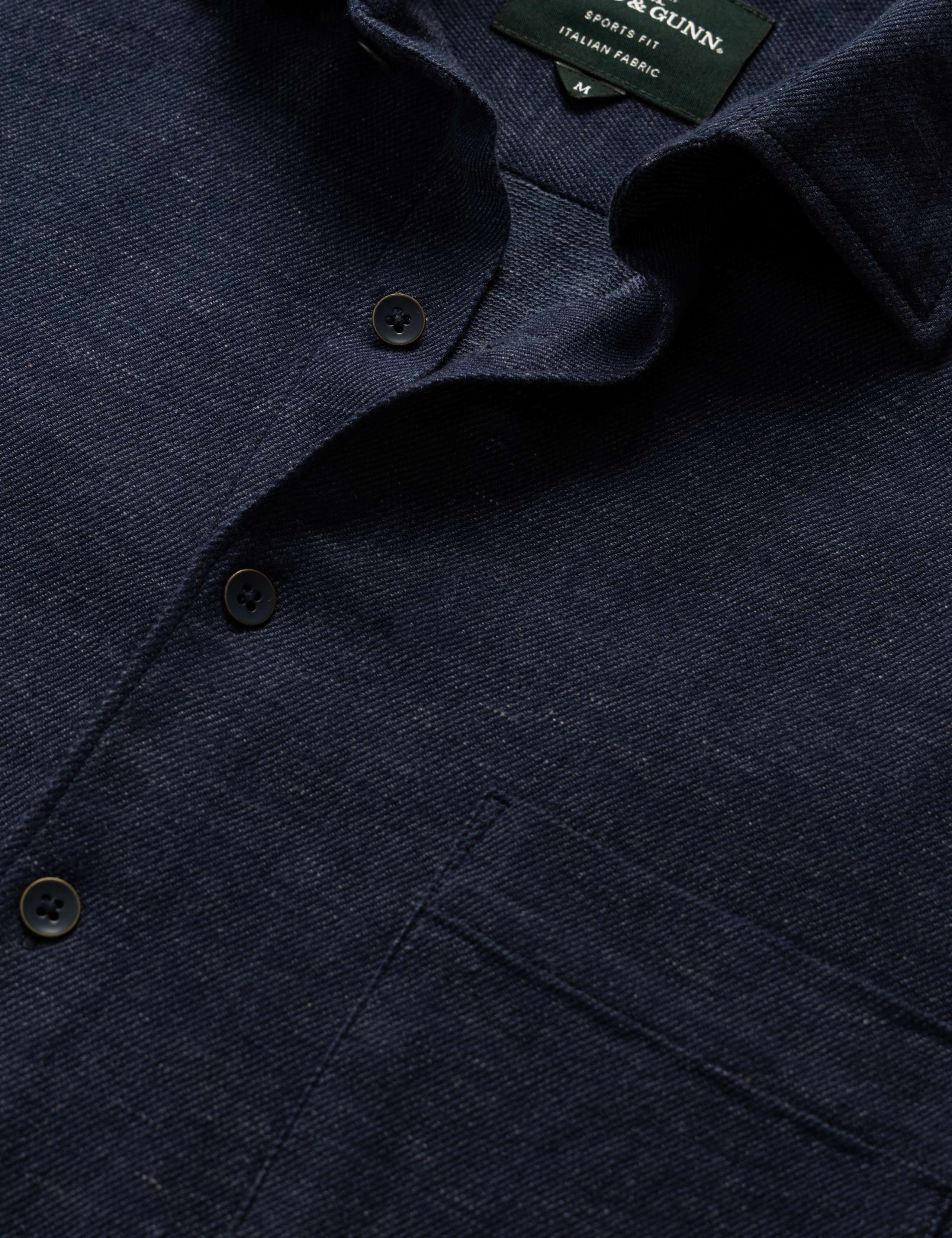 Port William Slim Fit Pure Cotton Textured Shirt 5 of 6
