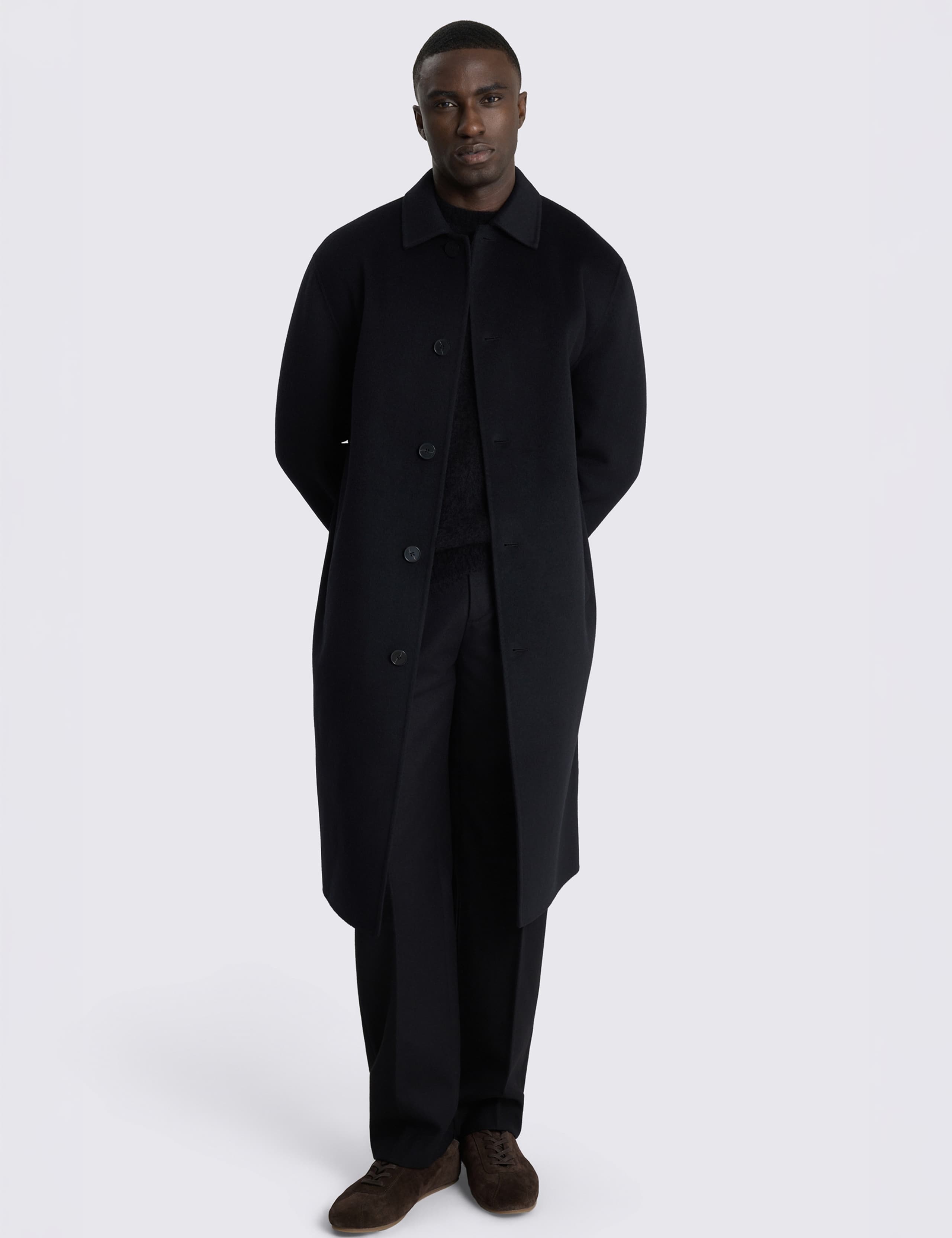 Double Faced Wool Blend Coat 2 of 4