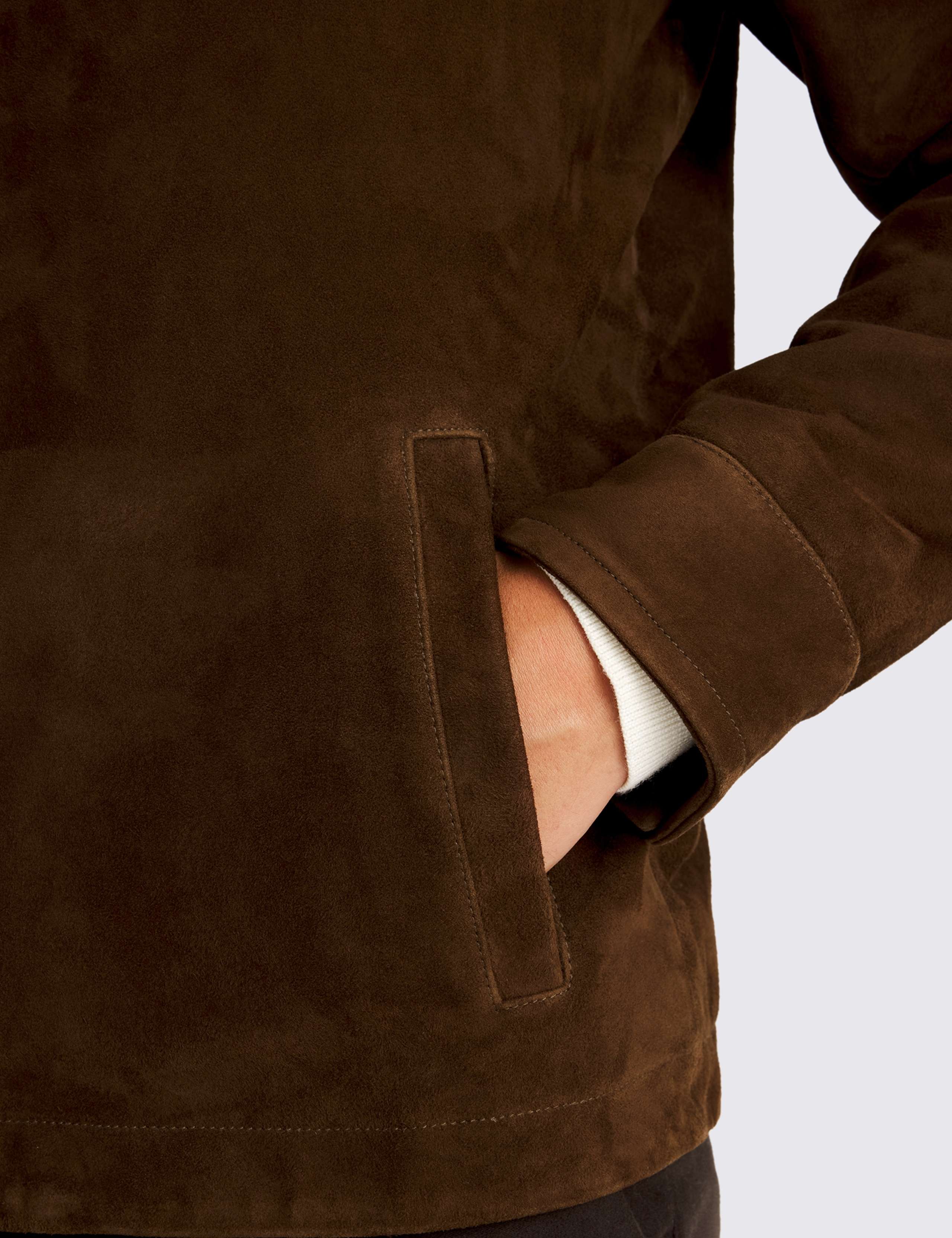 Suede Harrington Jacket 4 of 5