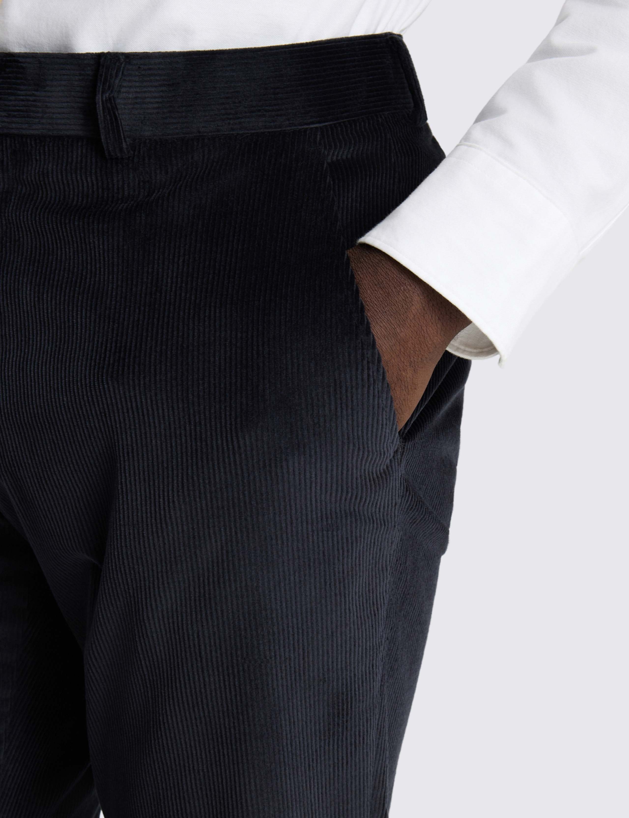 Slim Fit Cord Suit Trousers 2 of 3