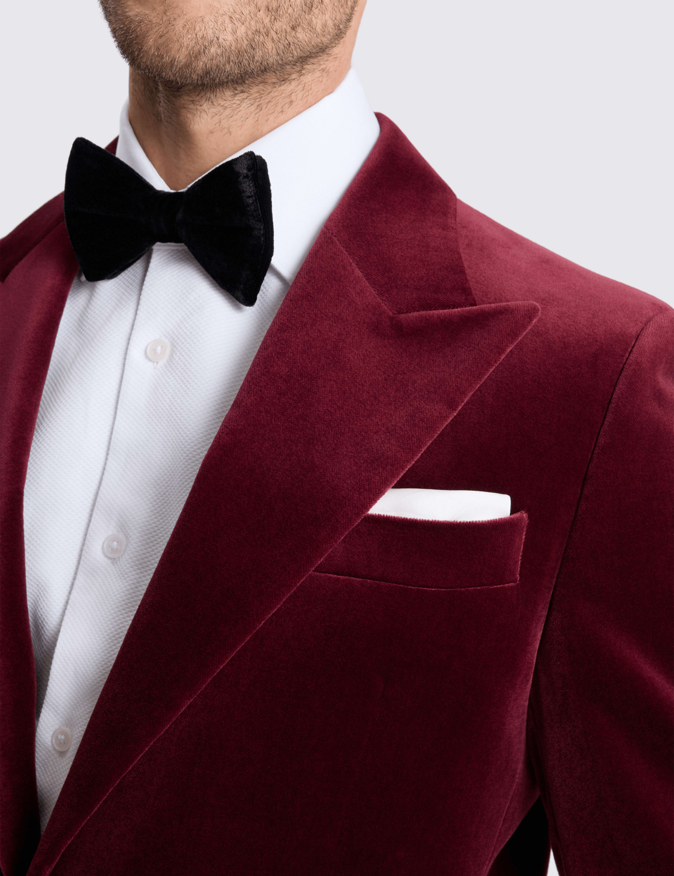 Tailored Fit Velvet Tuxedo Jacket 4 of 4