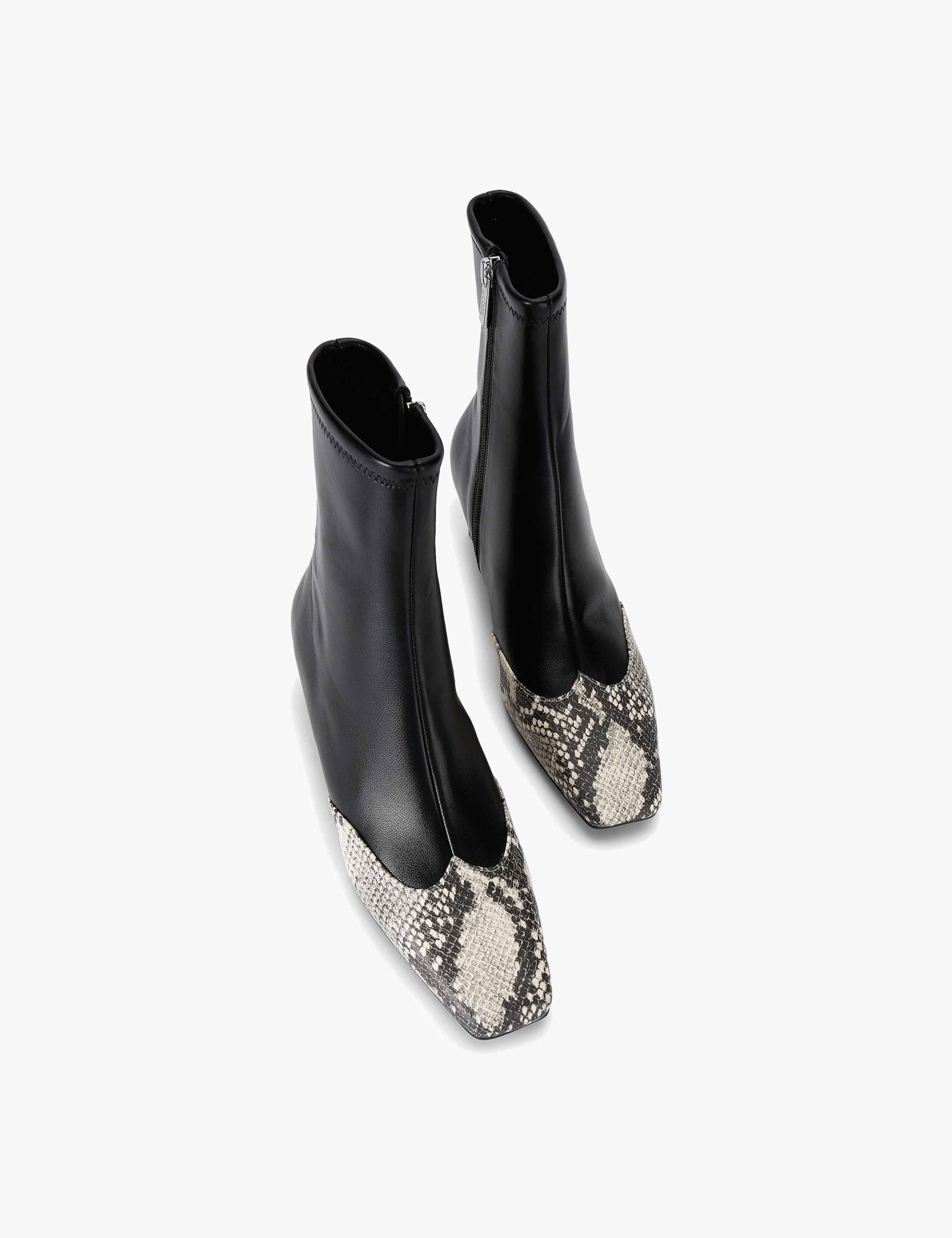 Jeter Block Heel Ankle Boots 2 of 5