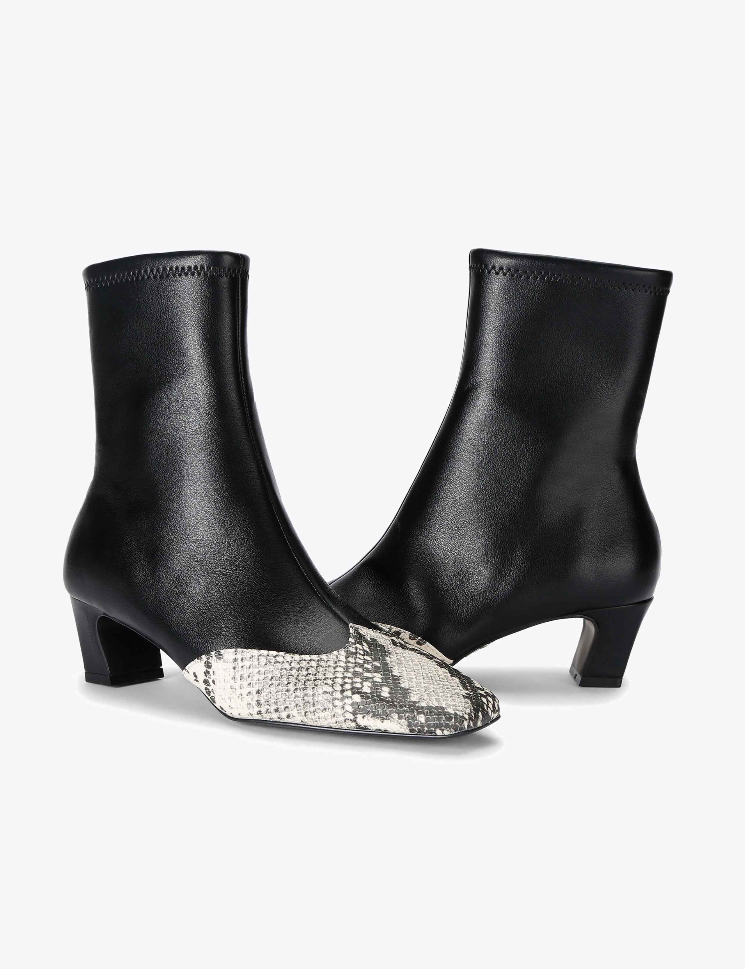Jeter Block Heel Ankle Boots 5 of 5