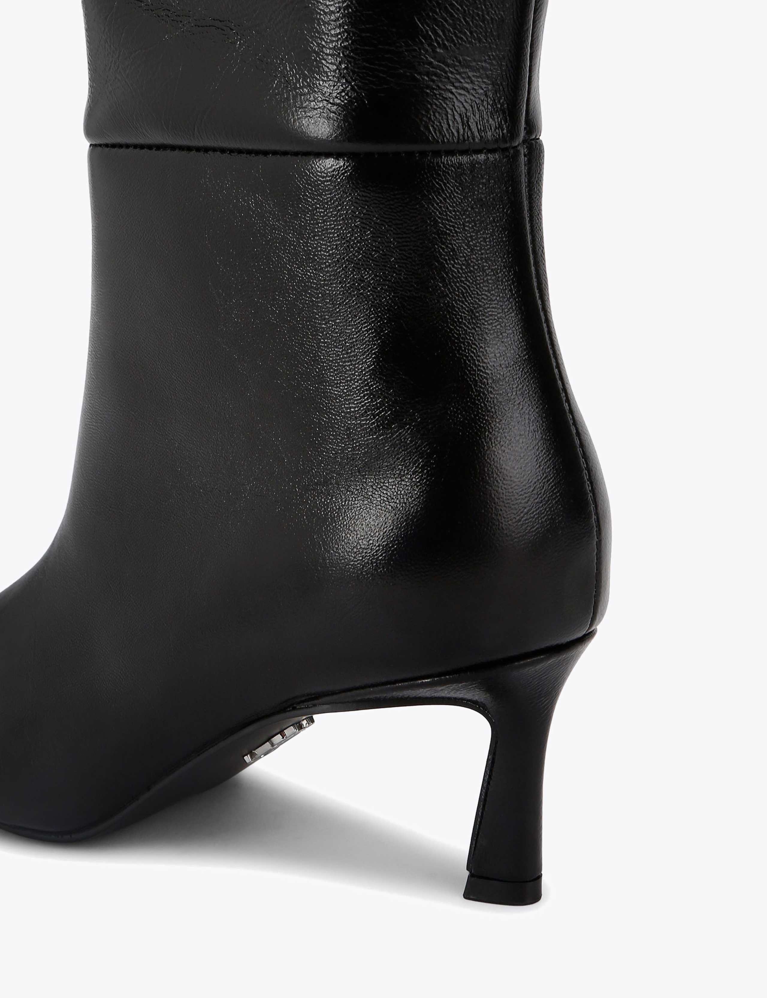 Lavan Leather Stiletto Heel Knee High Boots 3 of 4