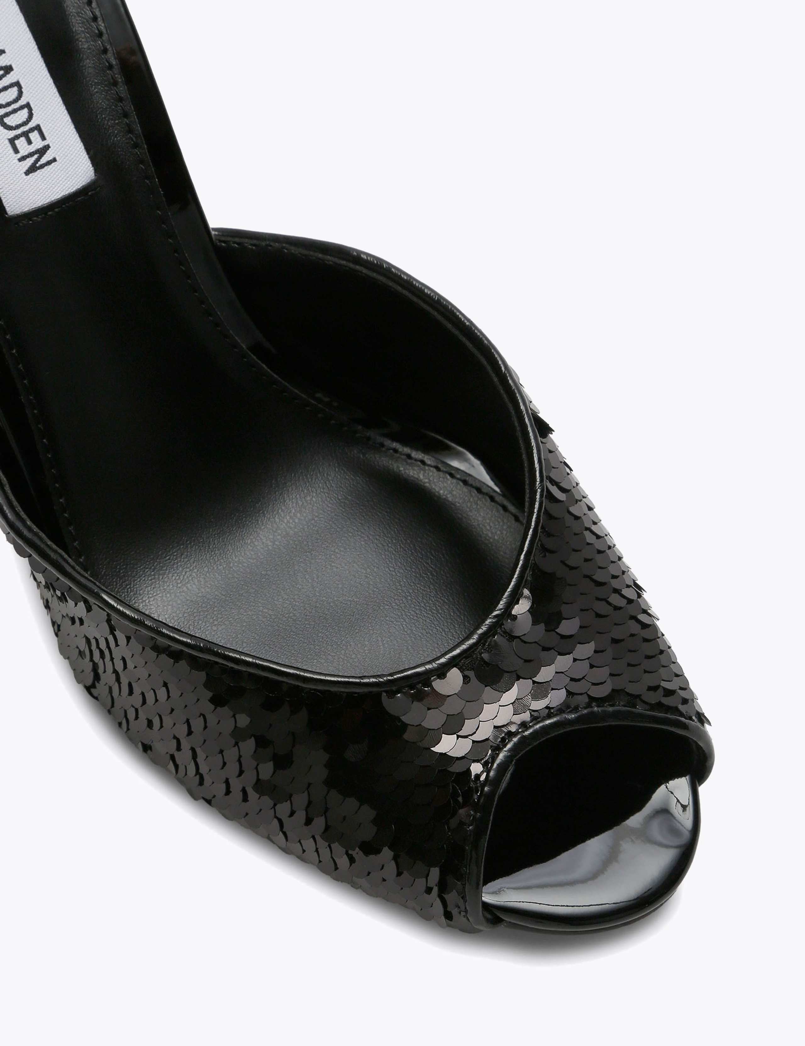 Rollout Sequin Open Toe Stiletto Mules 3 of 4