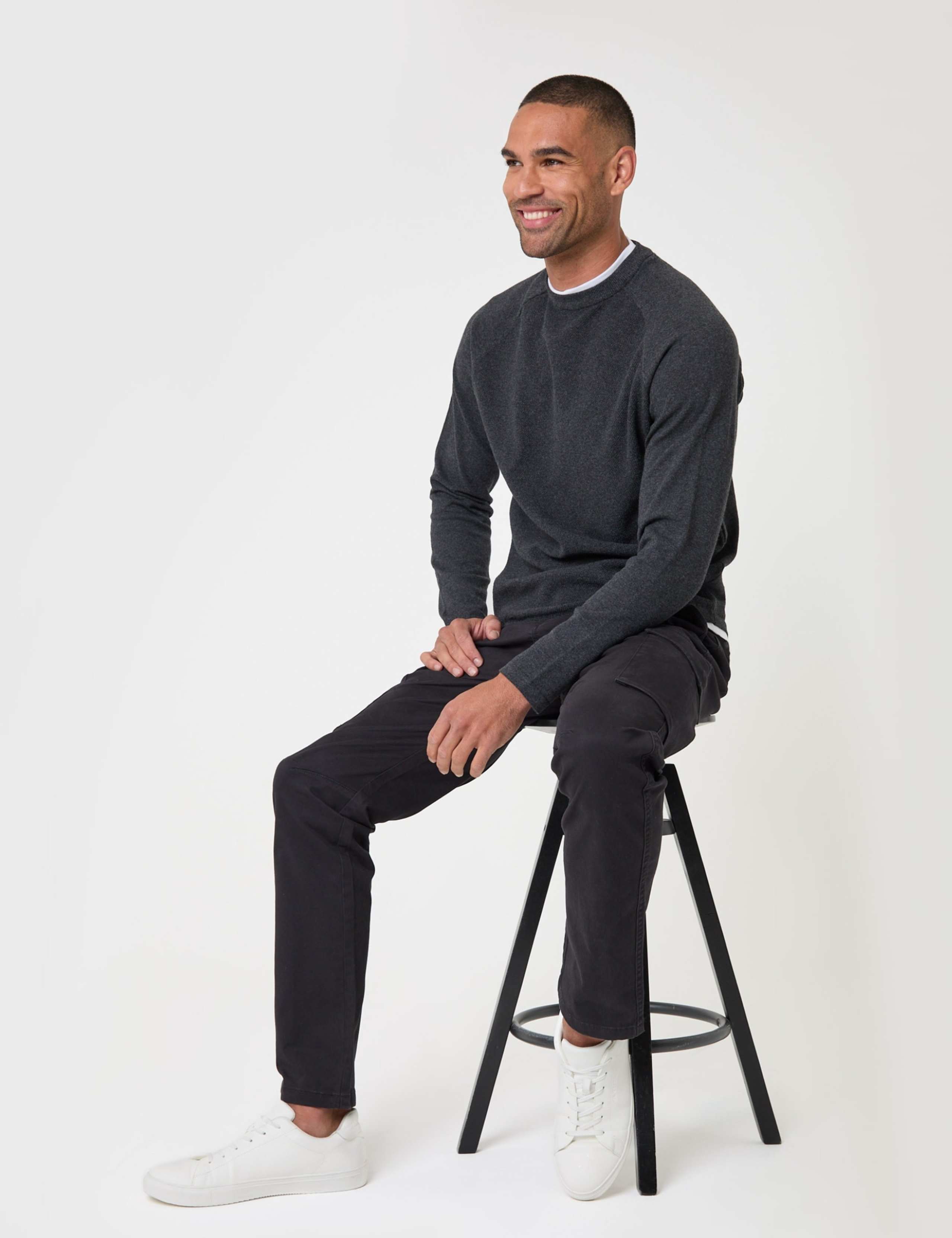 Slim Fit Cotton Rich Cargo Trousers 4 of 6