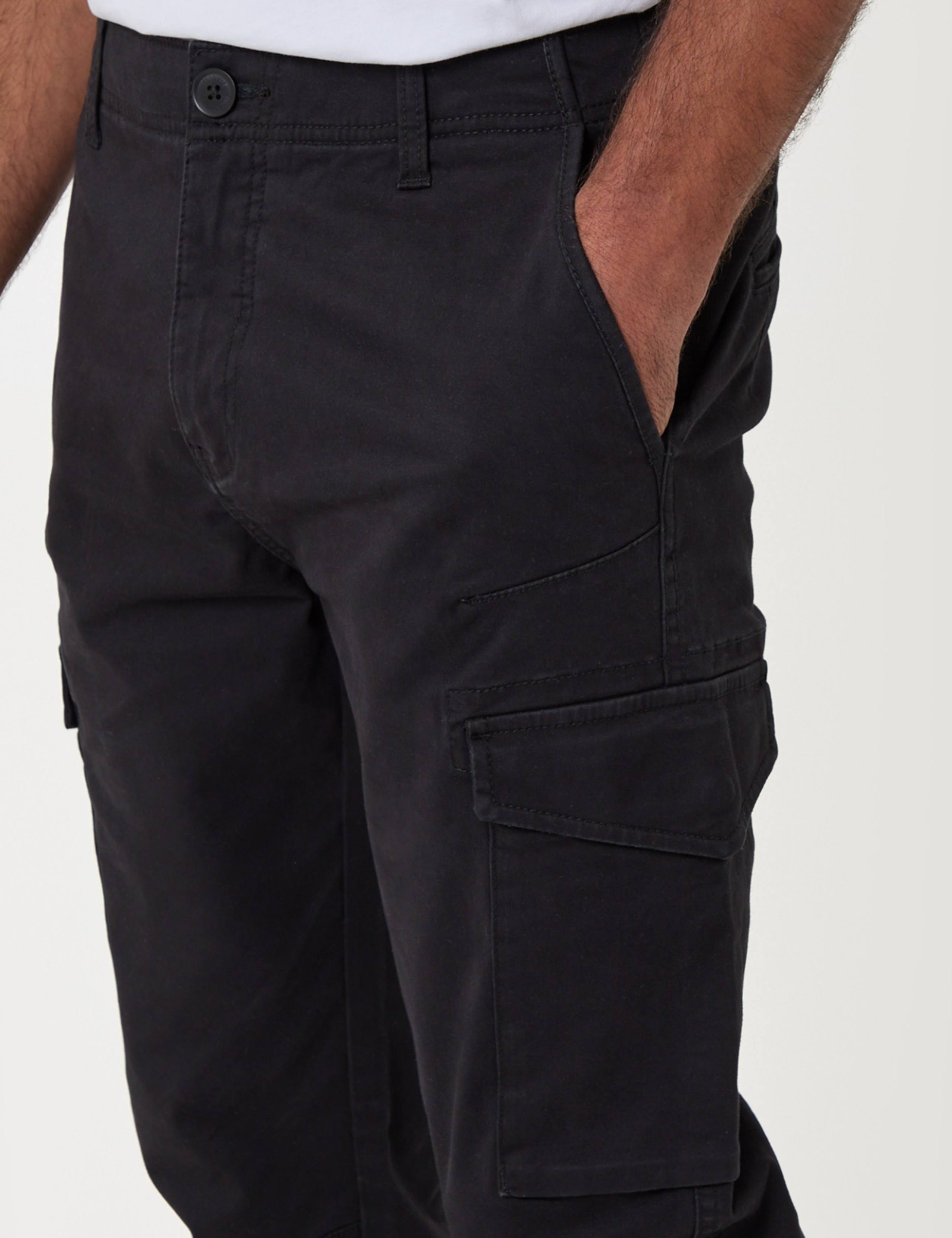 Slim Fit Cotton Rich Cargo Trousers 5 of 6
