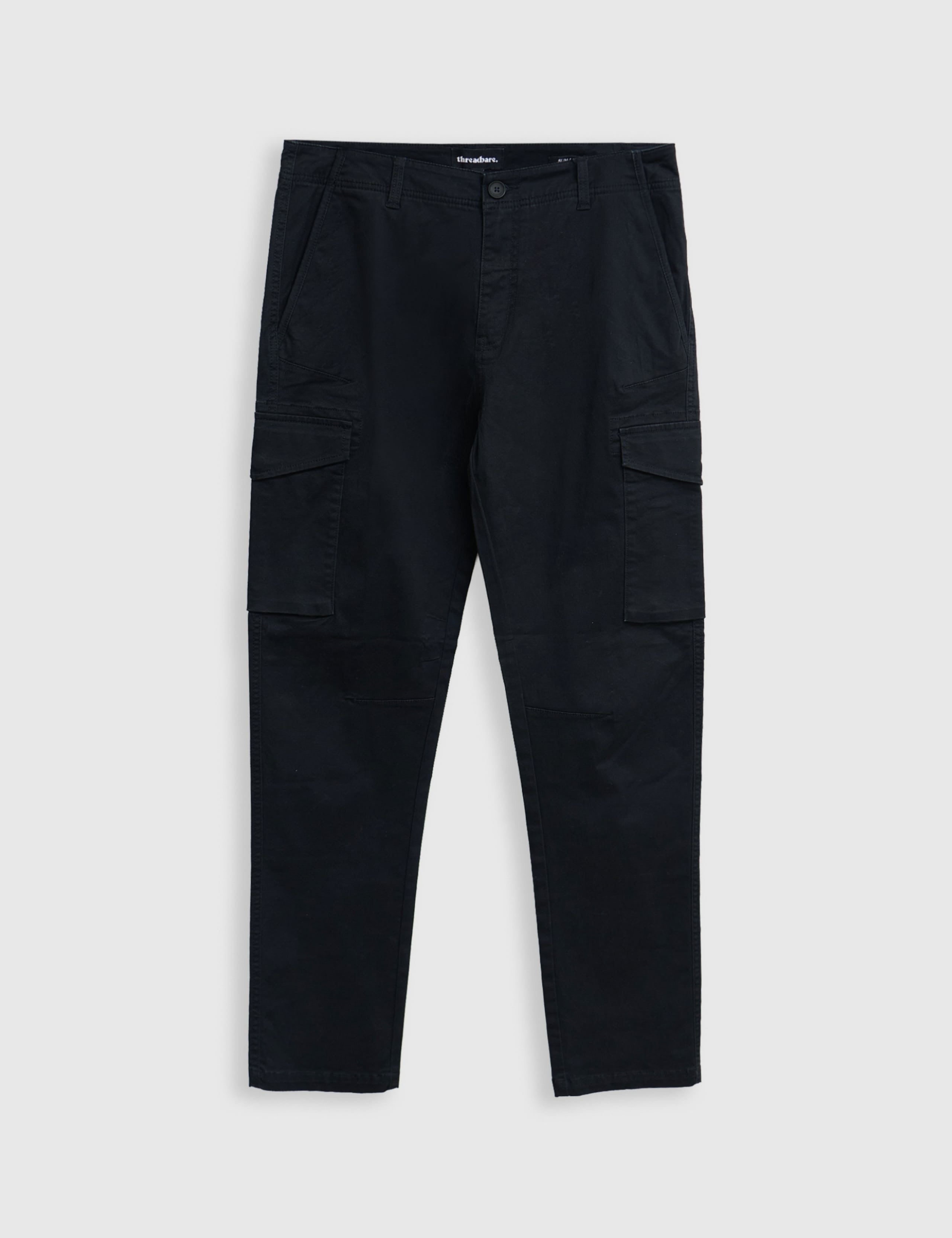 Slim Fit Cotton Rich Cargo Trousers 2 of 6