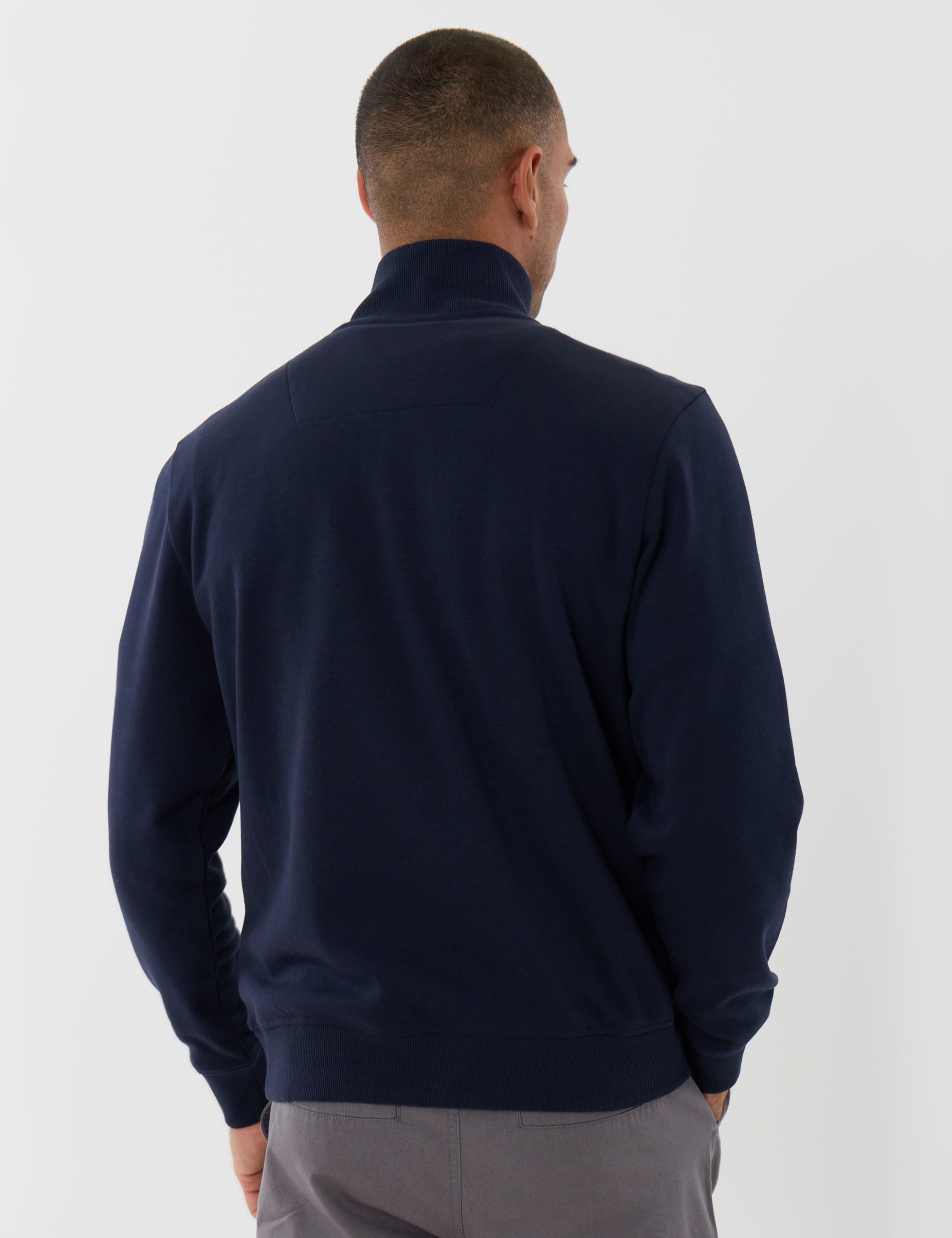 Cotton Rich Quarter Zip Sweatshirt 5 of 5