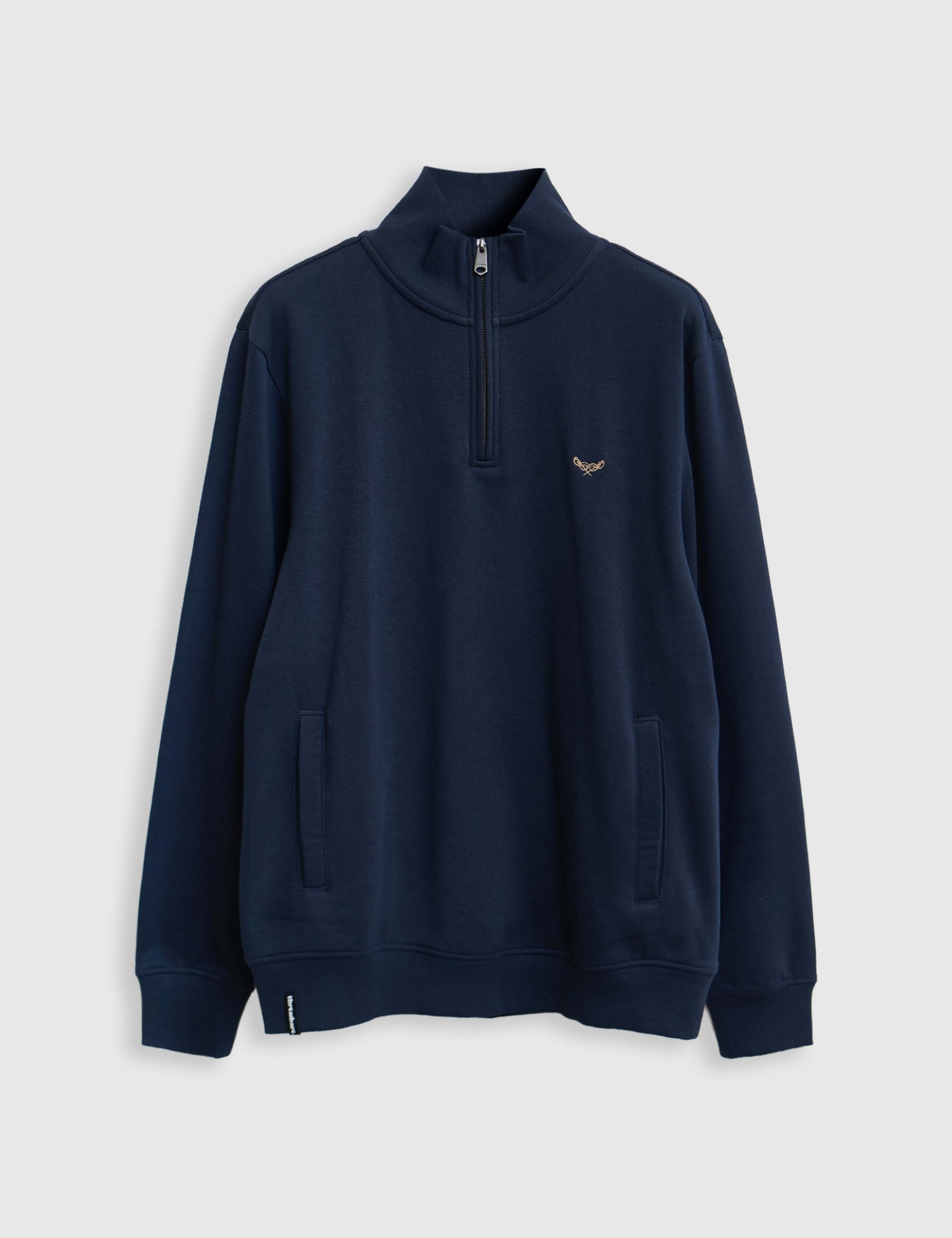 Cotton Rich Quarter Zip Sweatshirt 2 of 5
