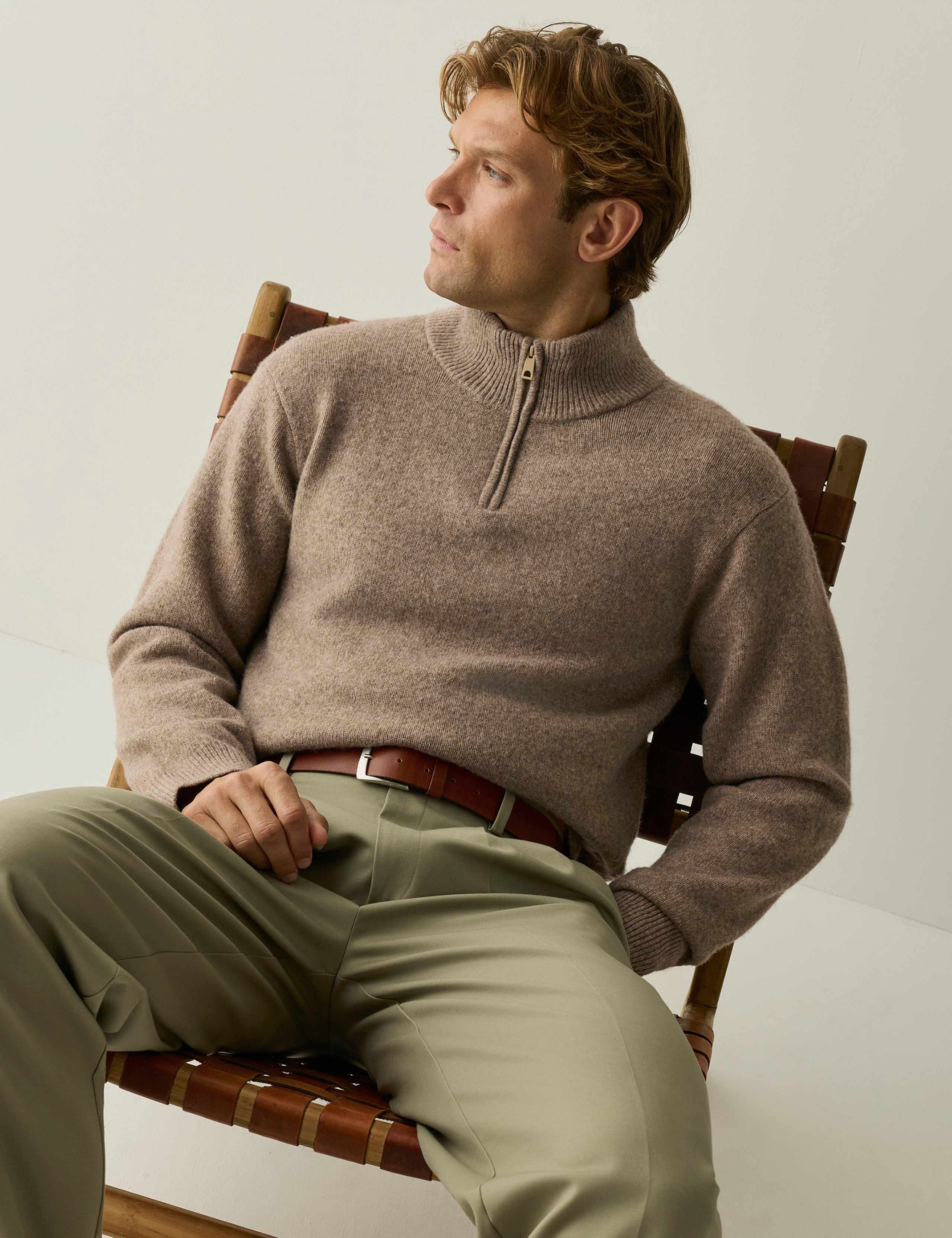 Textured Half Zip Jumper 5 of 8